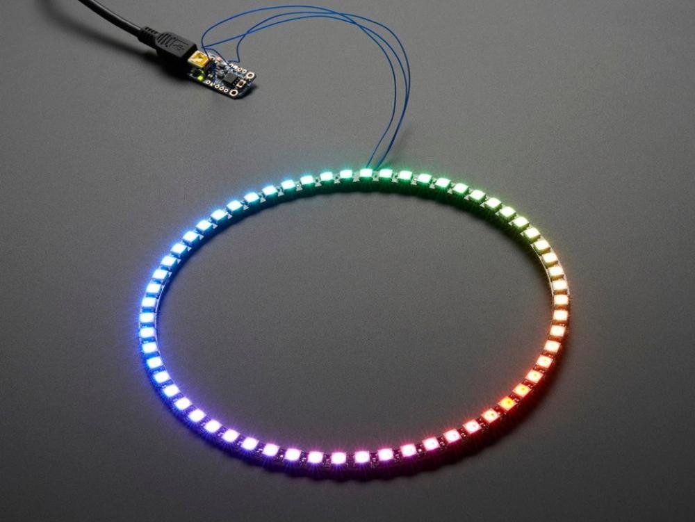 LED-Streifen Adafruit NeoPixel 1/4 60 Ring - 5050 RGB LED mit integrierten Treibern