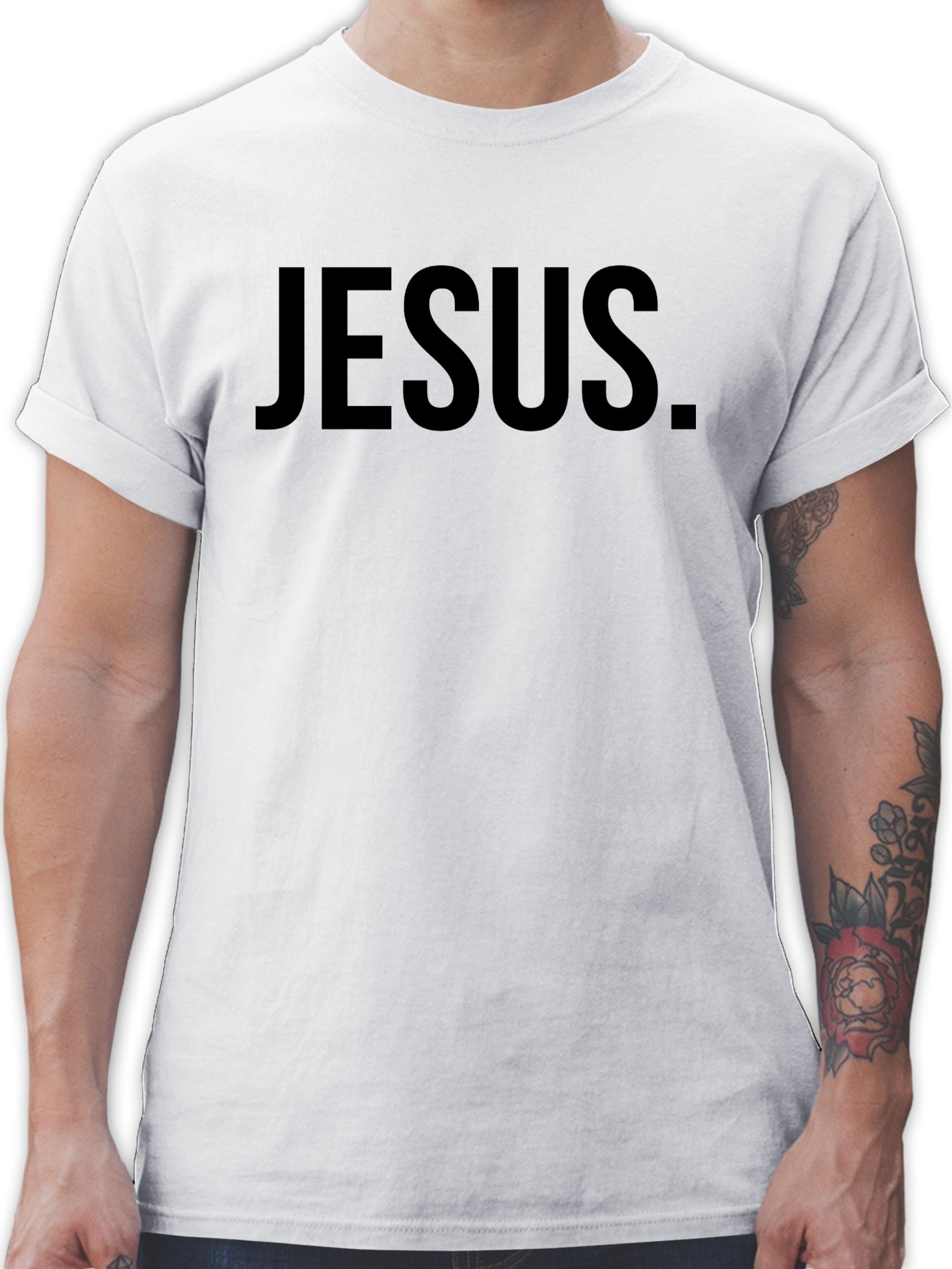 Shirtracer T-Shirt Jesus Christus Statement Glaube günstig online kaufen