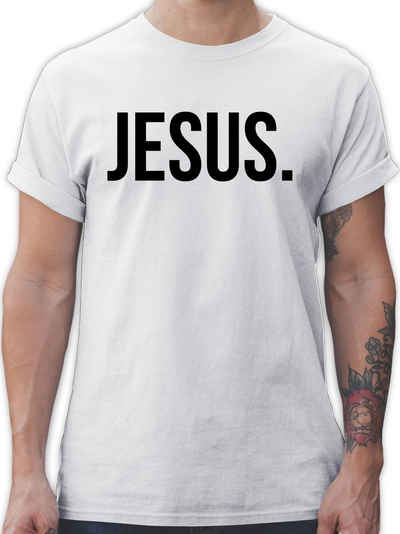 Shirtracer T-Shirt Jesus Christus Statement Glaube Religion