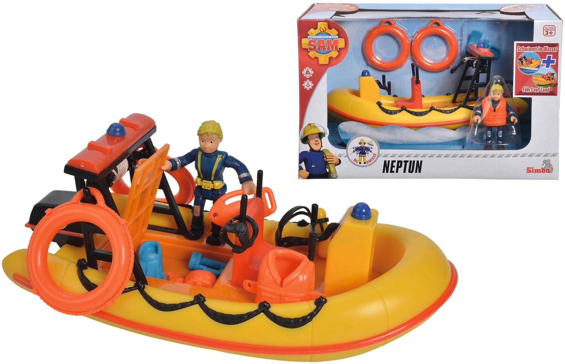 Image of SIMBA Spielzeug-Boot »Feuerwehrmann Sam, Neptun mit Figur«, schwimmfähig