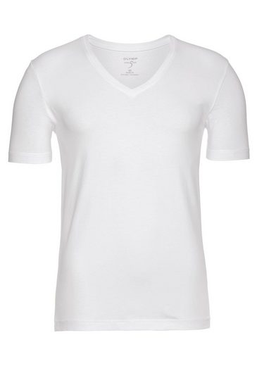 OLYMP T-Shirt »Level Five body fit« V-Ausschnitt, Ideal zum Unterziehen