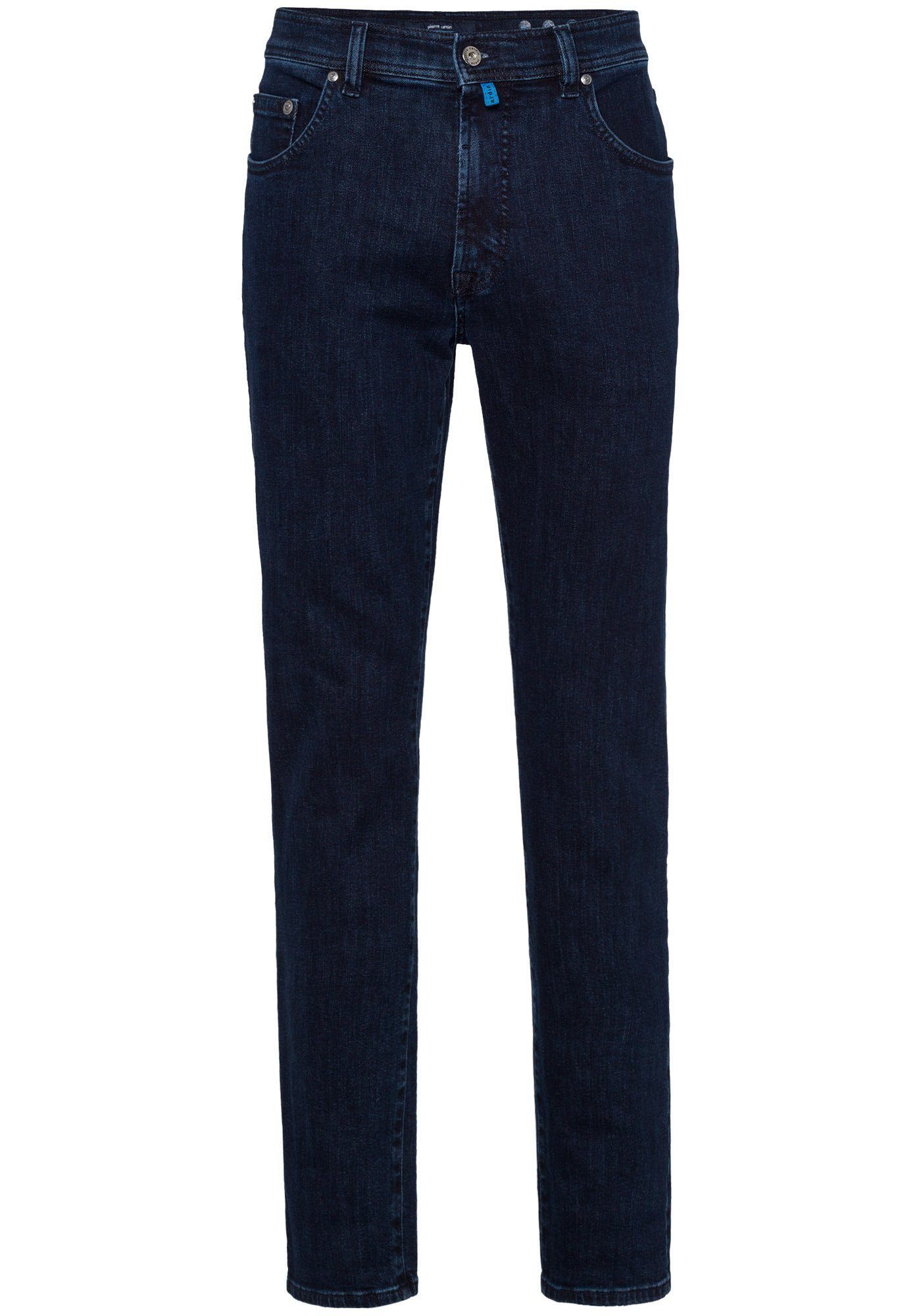 5-Pocket-Jeans Rivet Dijon blue Pierre Cardin dark Fit Denim Green Comfort stonewash Stretch
