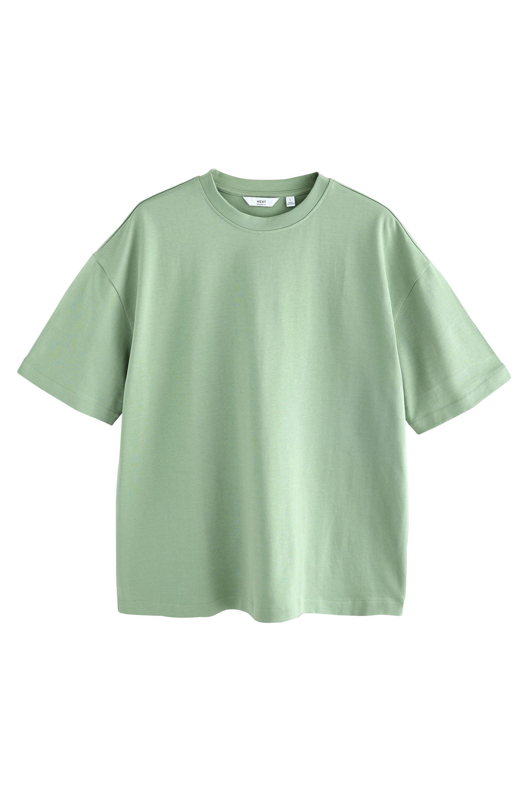 Next T-Shirt Schweres T-Shirt im Relaxed günstig online kaufen