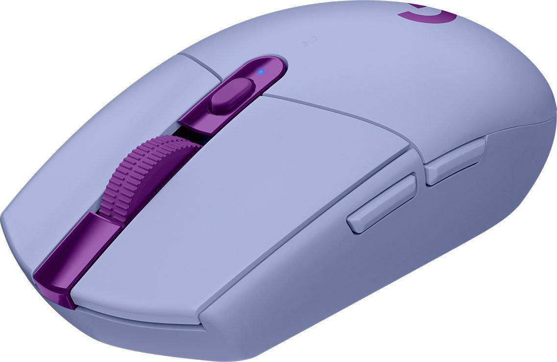 Logitech G (RF violett G305 Wireless) Gaming-Maus