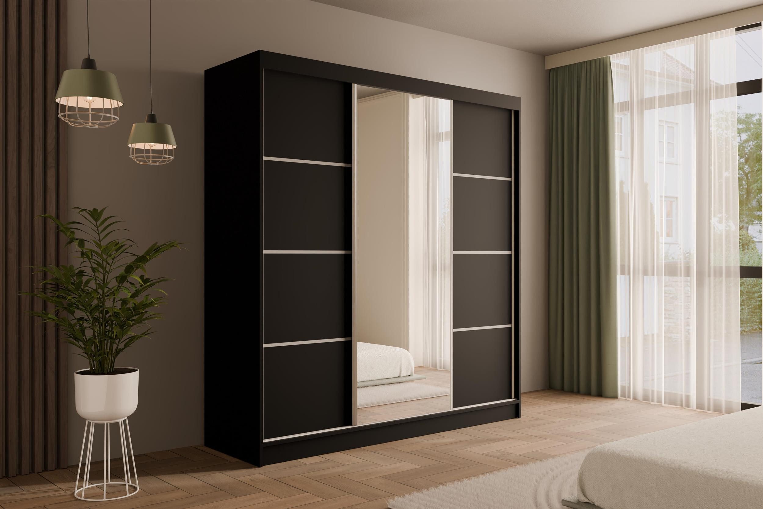 ALTDECOR Schiebetürenschrank V2-LOFTIA (Kleiderschrank Garderobenschrank mi günstig online kaufen