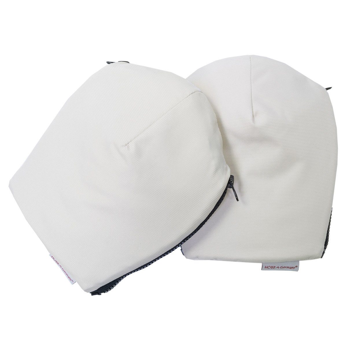 HOBEA-Germany Kinderwagen-Handwärmer Kinderwagenmuff beige, (2-St), Handmuff für den Kinderwagen, Handschuhe mit Reisverschluß