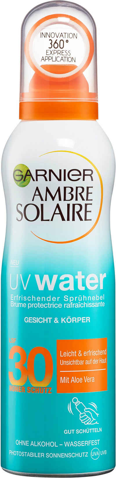 GARNIER Sonnenschutzspray »Ambre Solaire UV Water LSF 30«
