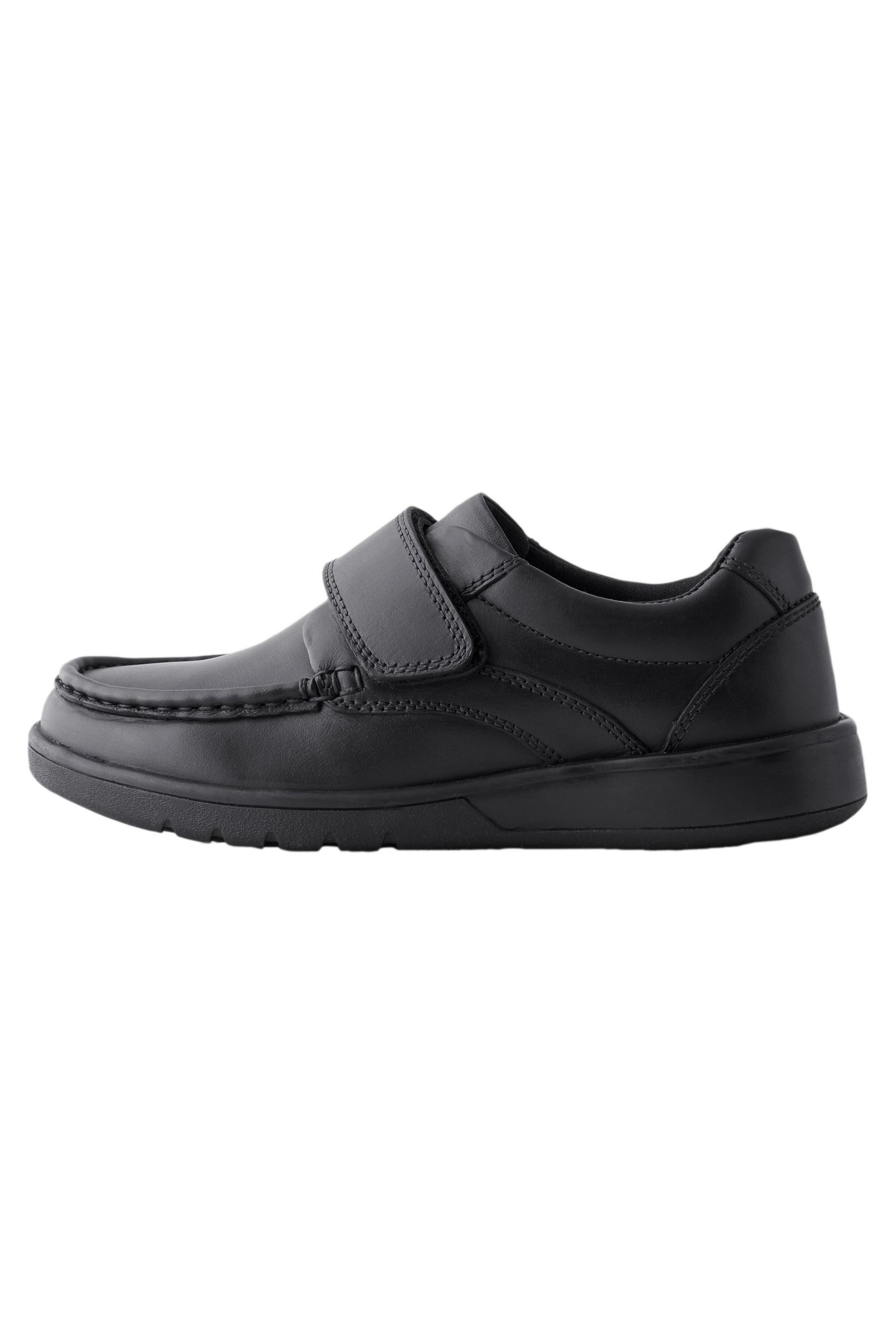 Lederschuhe mit Klettverschluss für die Schule Schnürschuh