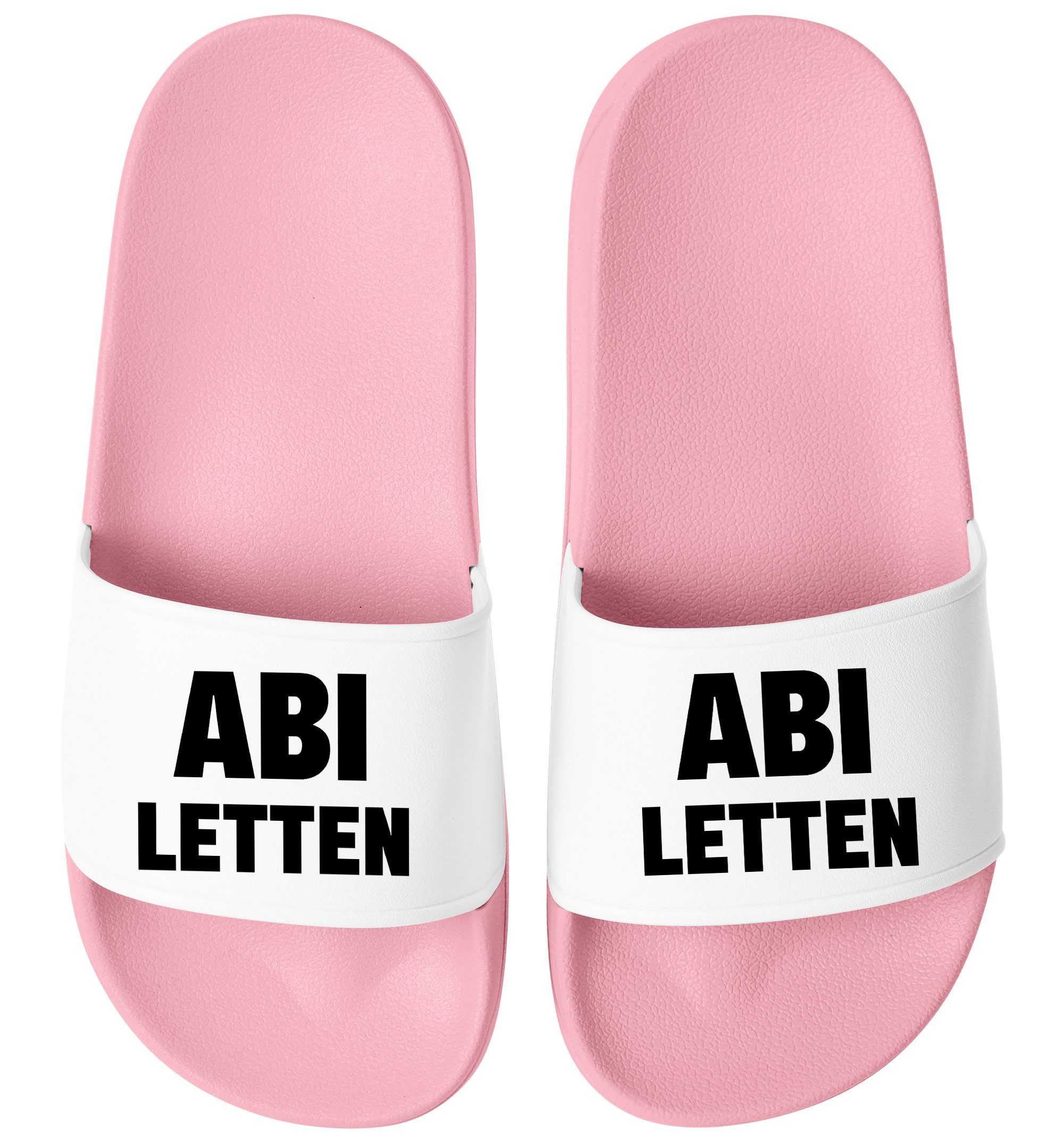 Badeschlappen Damen Abiletten - Abitur Geschenke Schulabschluss Abi - Badesandale