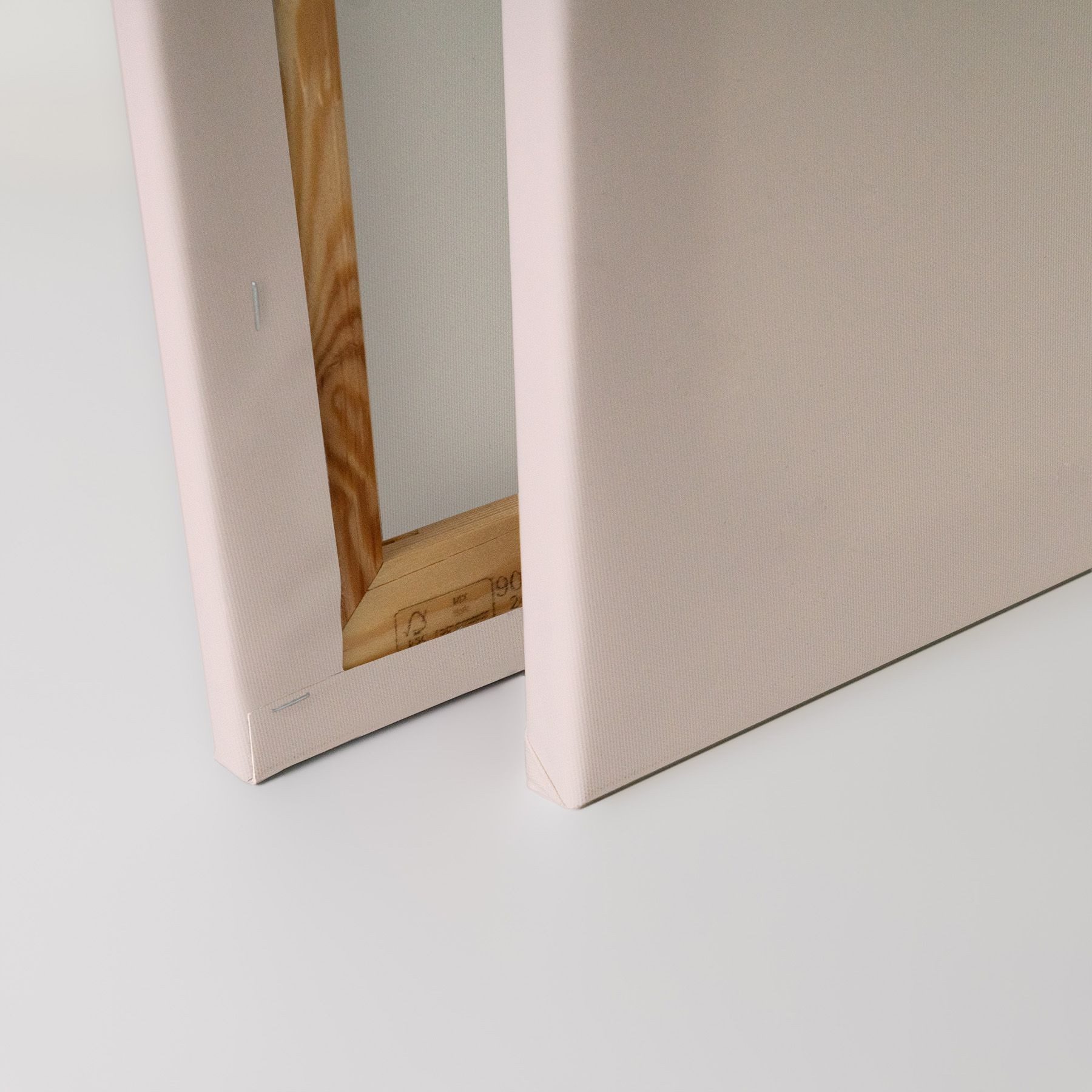 Tadessi Leinwandbild Herz Kinderzimmer Beige Grün versch. Größen, Herzen