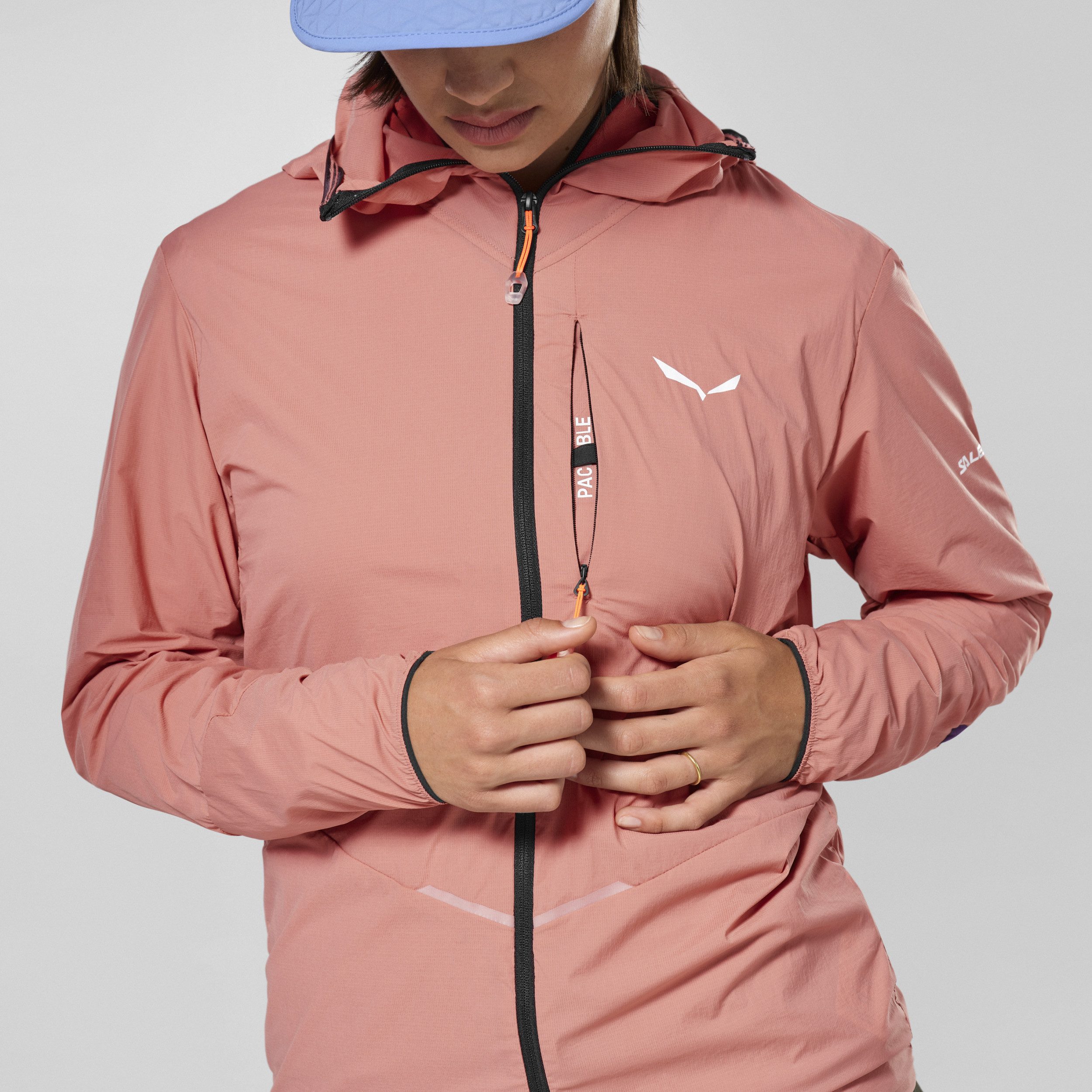 Salewa T-Shirt PEDROC WIND HD LIGHTJKT W DESERT PINK