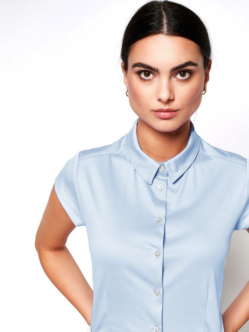DESOTO Klassische Bluse Pia mit Hemdblusenkrangen günstig online kaufen