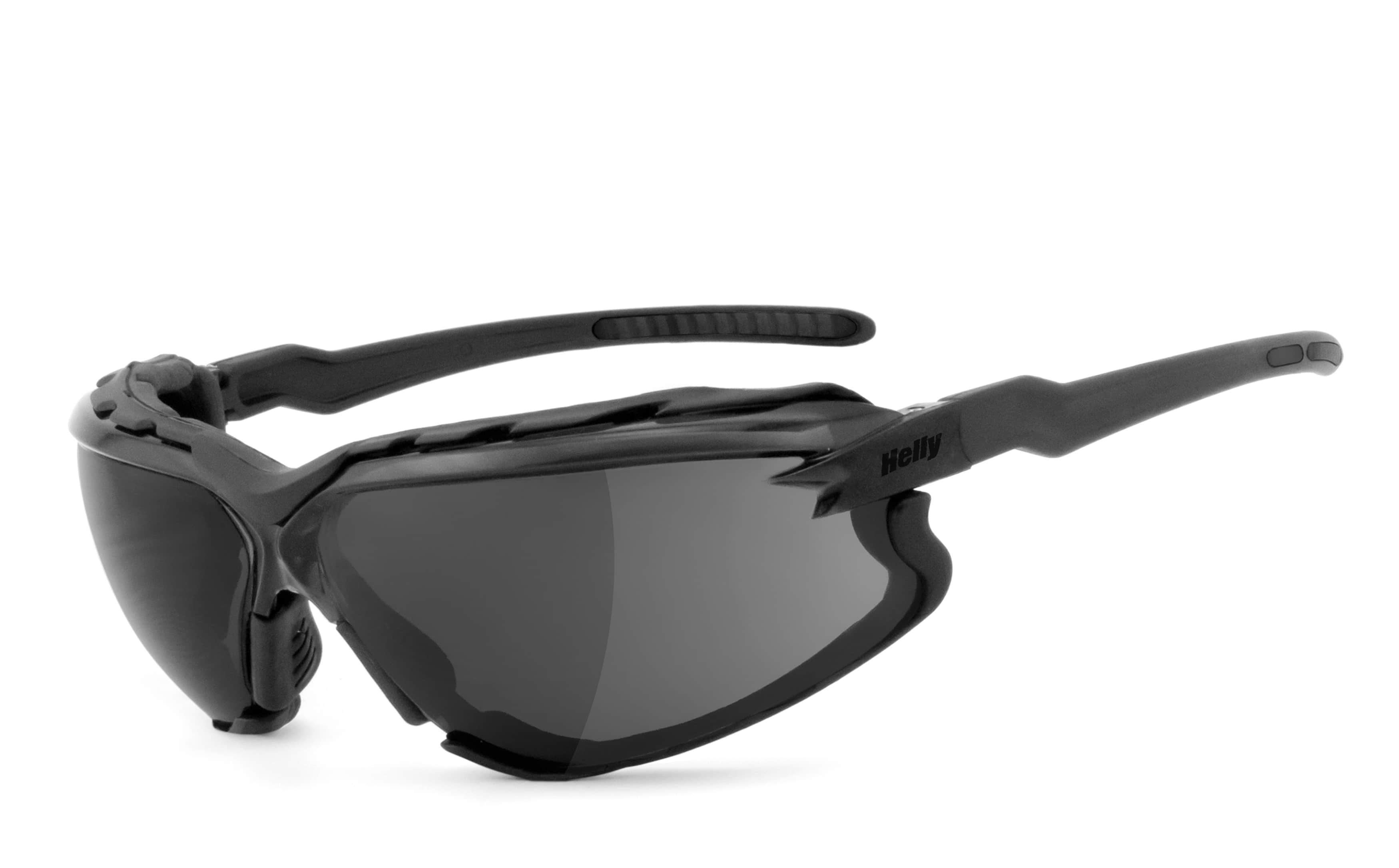 Helly - No.1 Bikereyes Motorradbrille darkrider, gepolstert, super flexible Brille