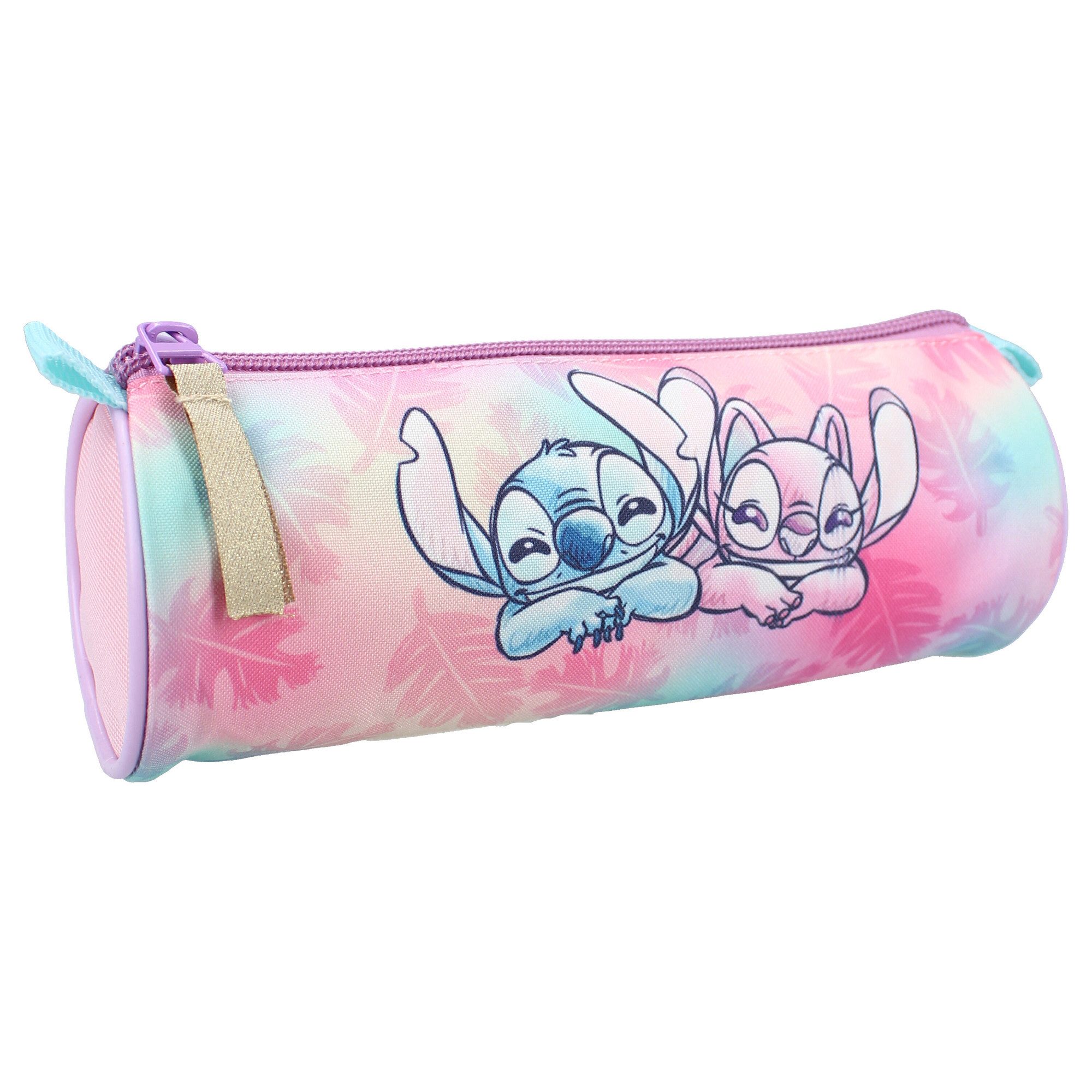Disney Federmäppchen Stitch Federtasche Spring Smiles mit Reißverschluss perfekt für Schule