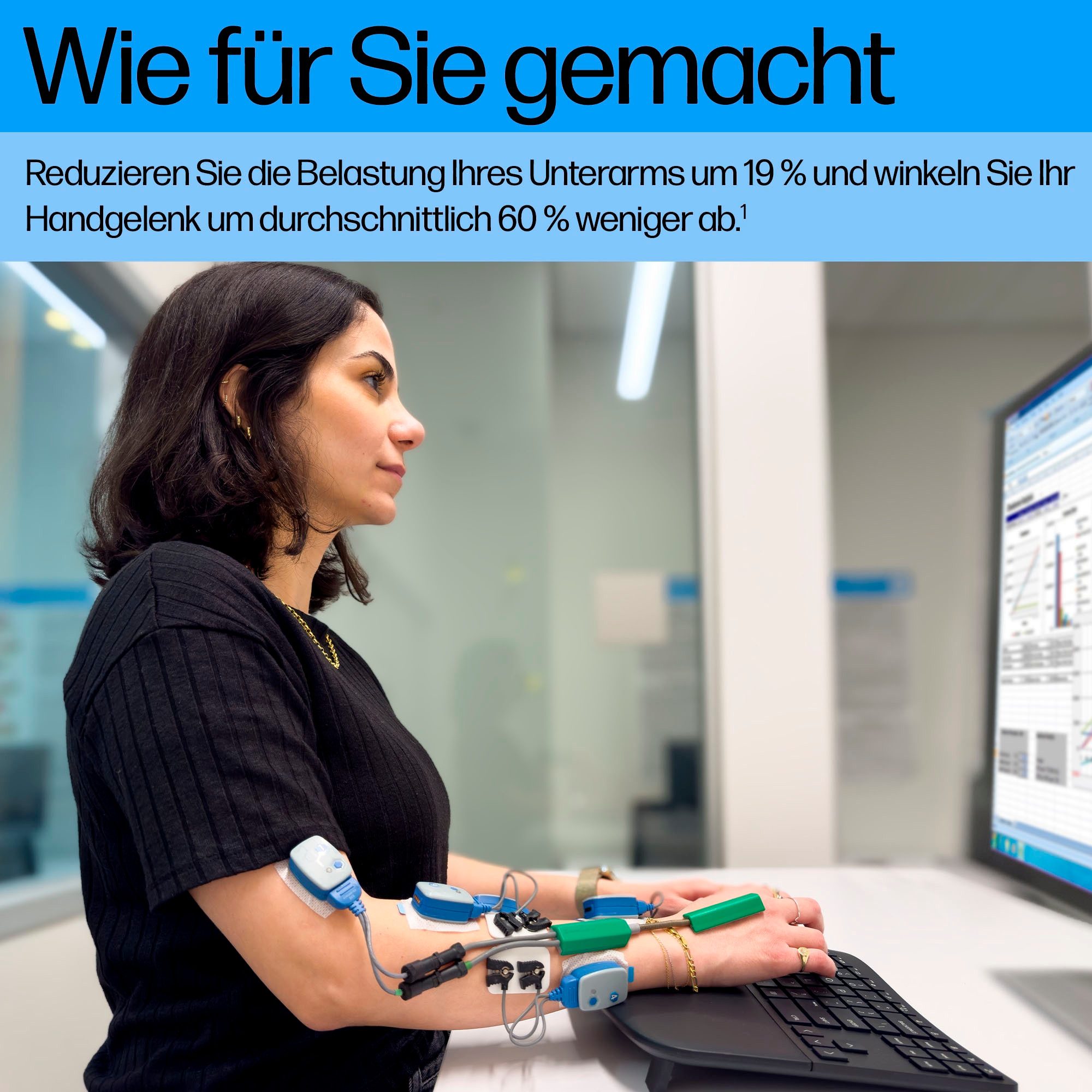 HP 960 Ergonomische Wireless-Tastatur
