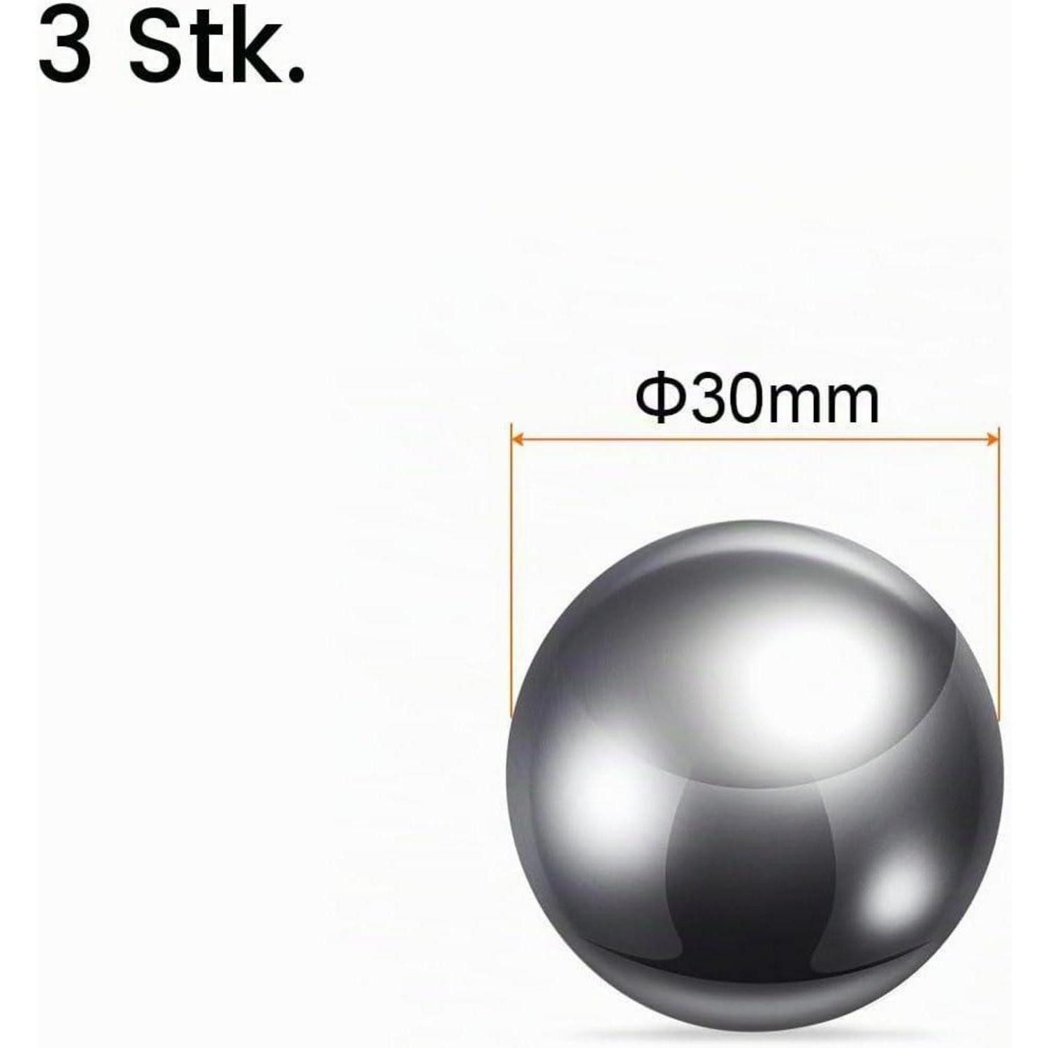 LuxusKollektion Kugellager Kugellager Stahlkugeln 30mm G10 Silber