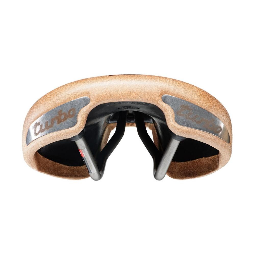 Selle Italia Fahrradsattel Selle Italia Turbo Racer Light Brown L1 Echtleder-Rennradsattel 146 ×