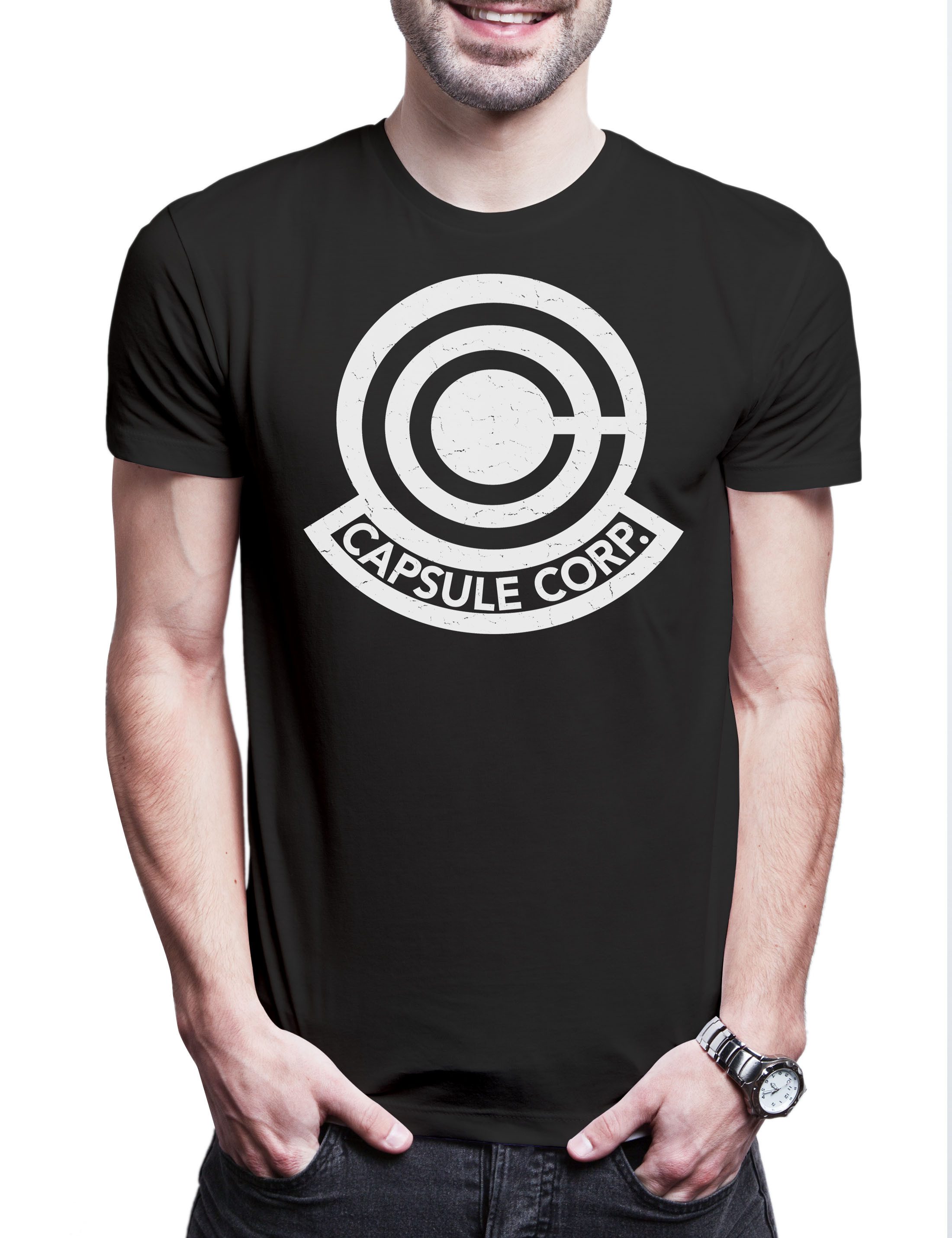 Print-Shirt Capsule Corp A Herren T-Shirt Super Saiya Gym Son Dragon Goku Ball Z