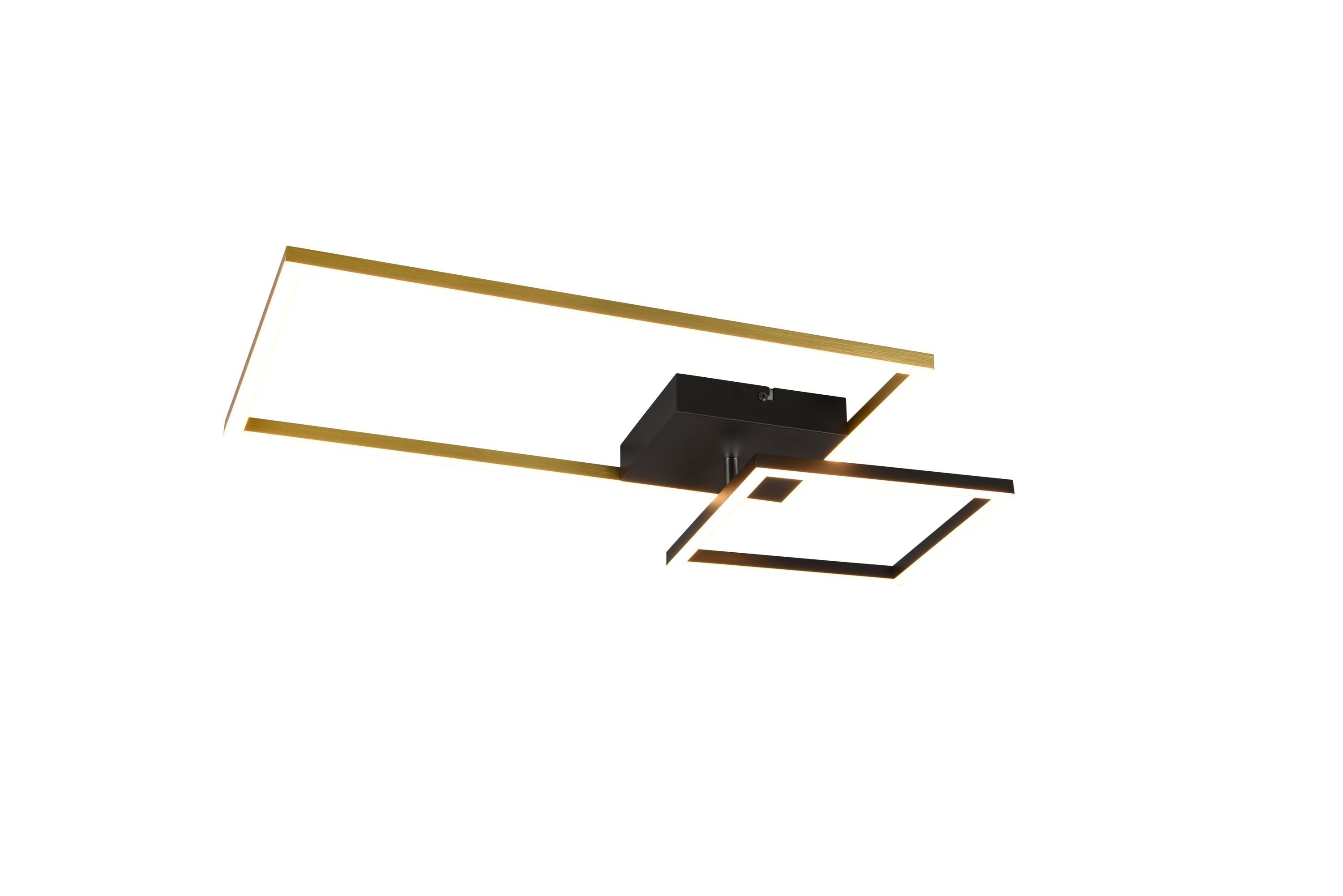 Reality Leuchten Deckenleuchte Reality Leuchten Deckenleuchte PADELLA BHT 63.50x7.50x37 cm gold, Warmweiß