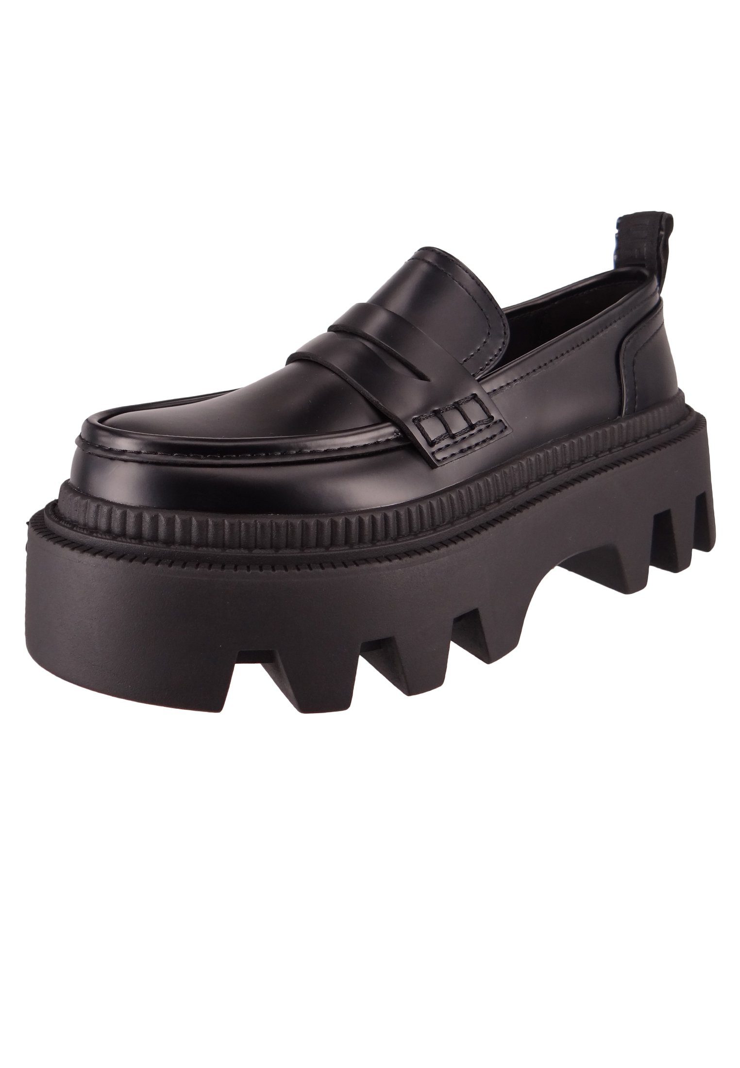 Buffalo 1622355 Flora Loafer Vegan Black Slipper günstig online kaufen