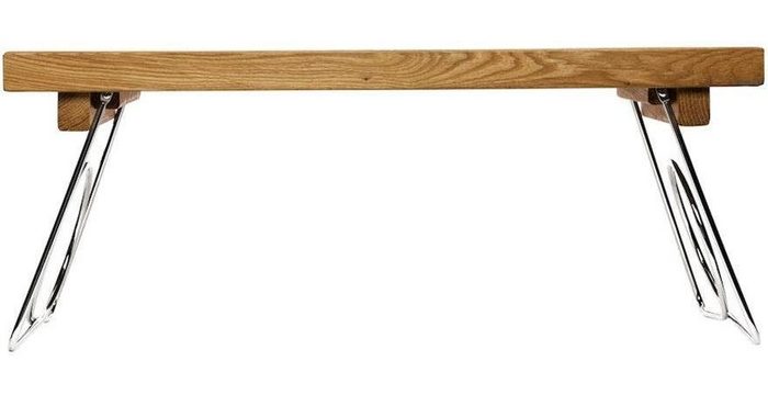 sagaform Tablett Oval Oak Bett-Tablett Eichenholz (Holz) einklappbare Beine
