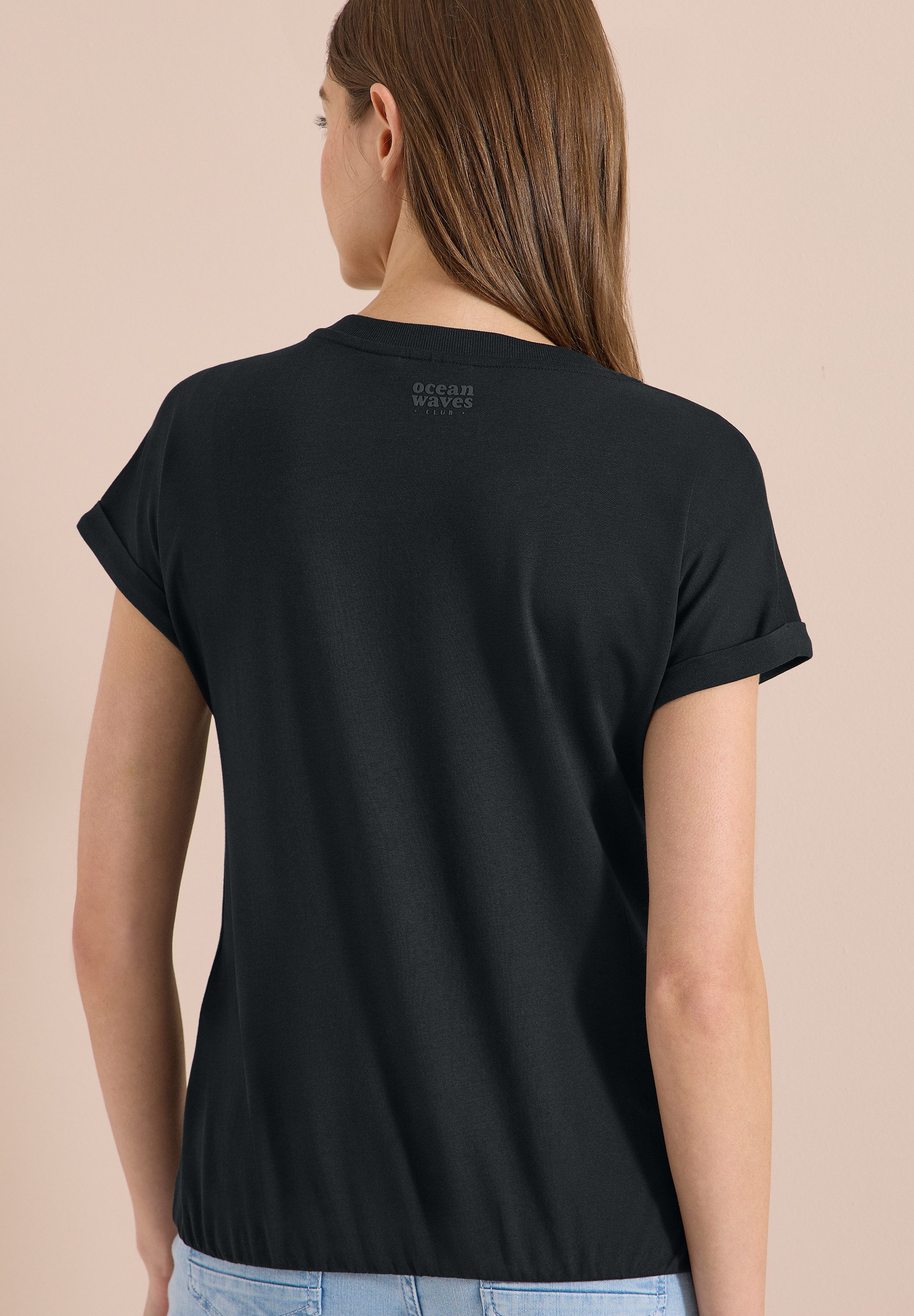 CECIL T-Shirt mit elastischem Bund