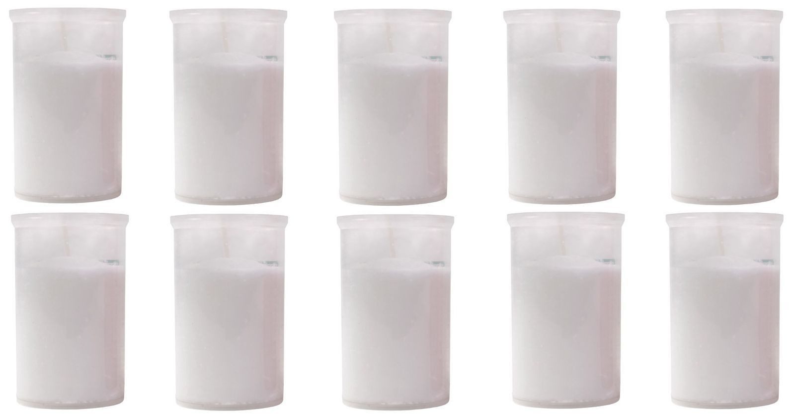 Malmö Grabkerze 10x Grabkerzen weiß Tagebrenner Grablicht Trauerkerze Grableuchte (10-tlg)