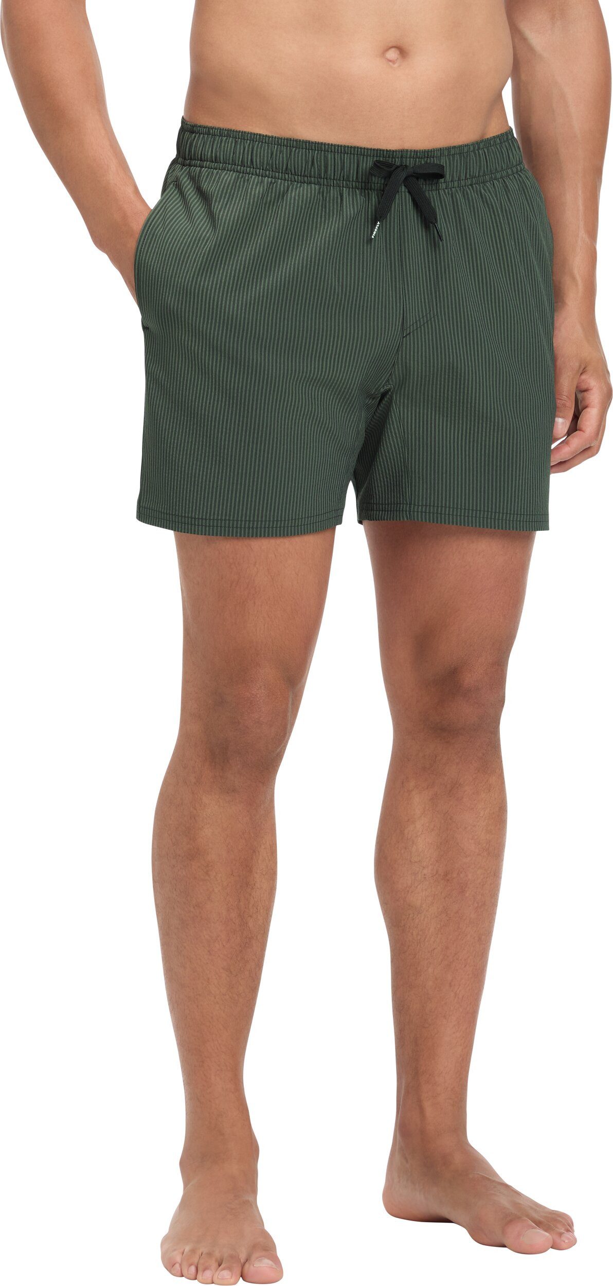 FIREFLY Badeshorts He.-Badeshorts Ken IV M Seersucker GREEN DARK
