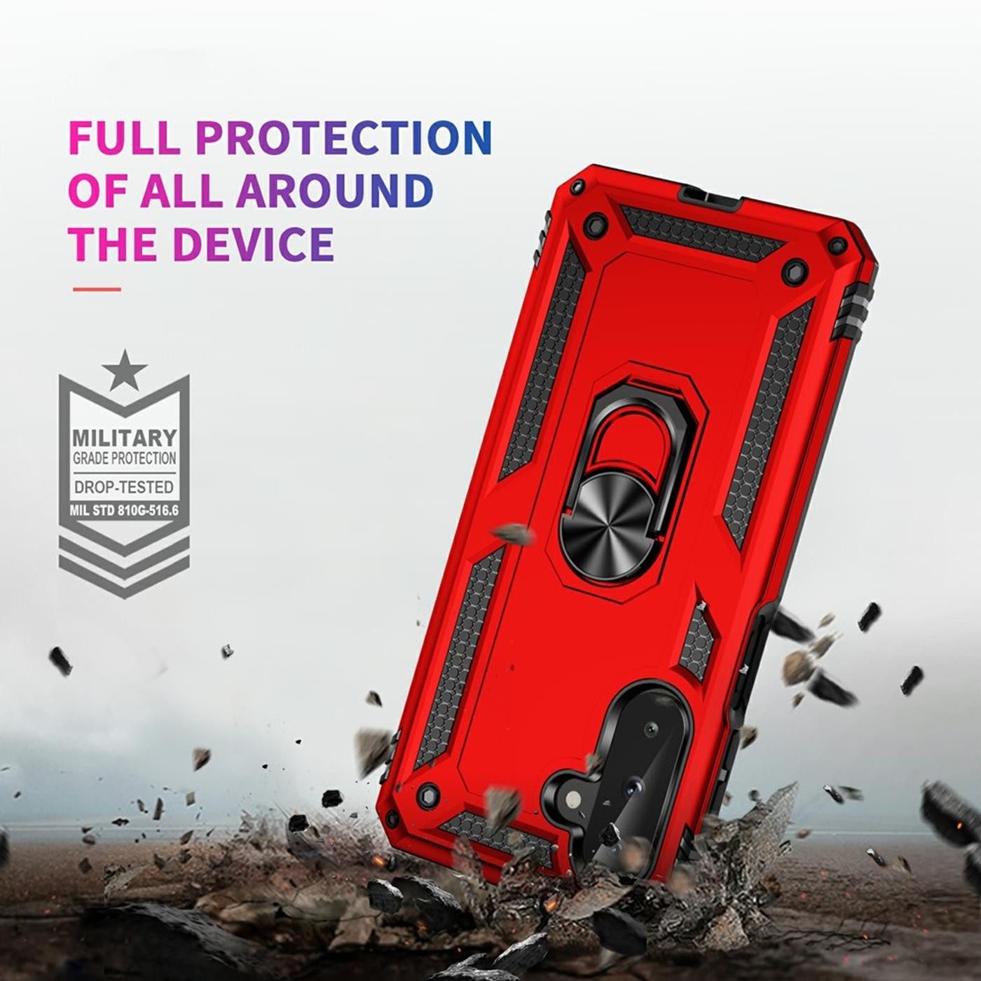 CoolGadget Handyhülle Armor Shield Case für Samsung Galaxy A17 5G 6,7 Zoll, Outdoor Cover mit Magnet Ringhalterung Hülle für Samsung Galaxy A17 – Bild 5 von 5