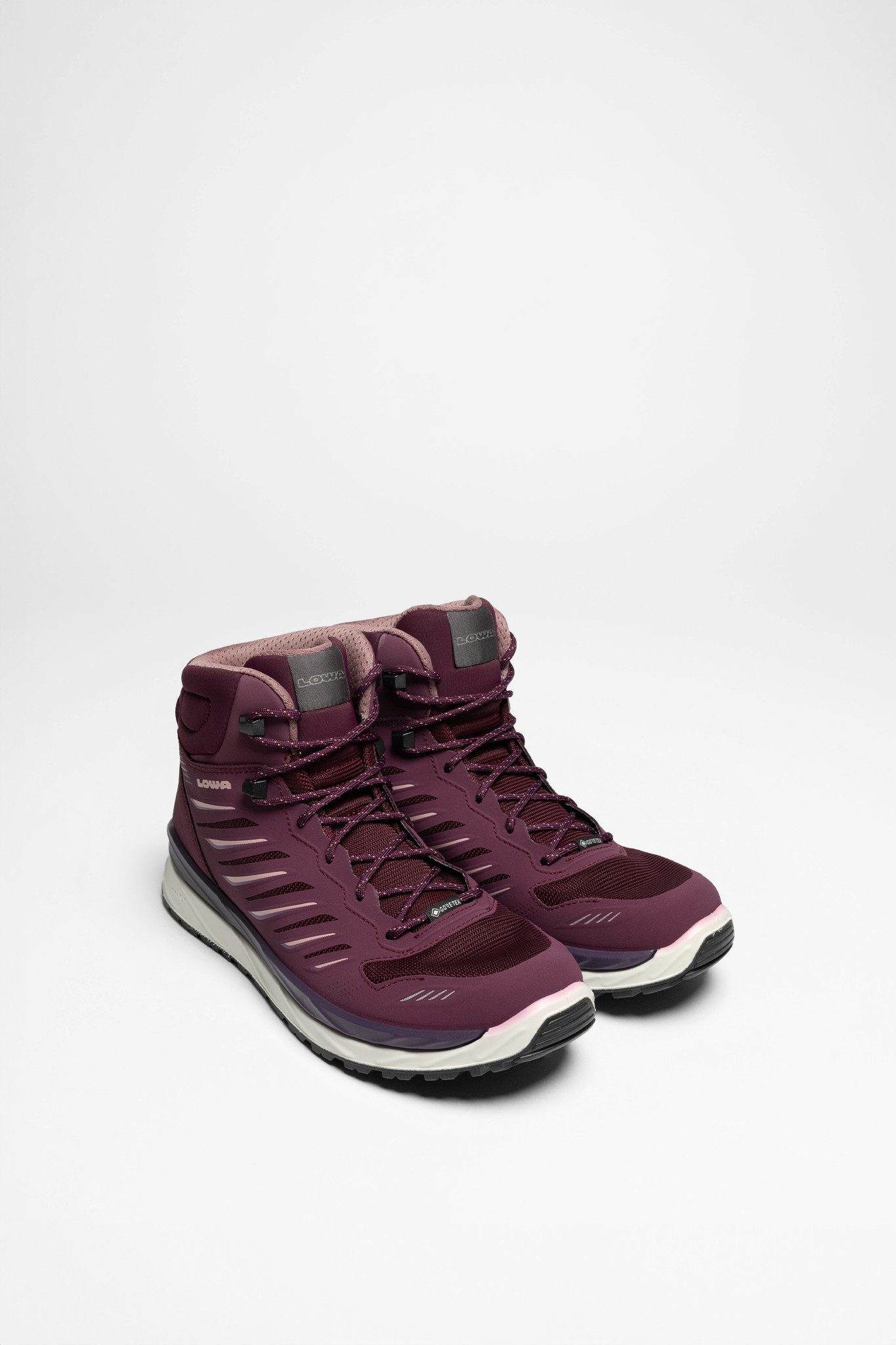 Lowa Lowa Damen Wanderstiefel Axos GTX MID Ws Bordeaux Rose Outdoorschuh