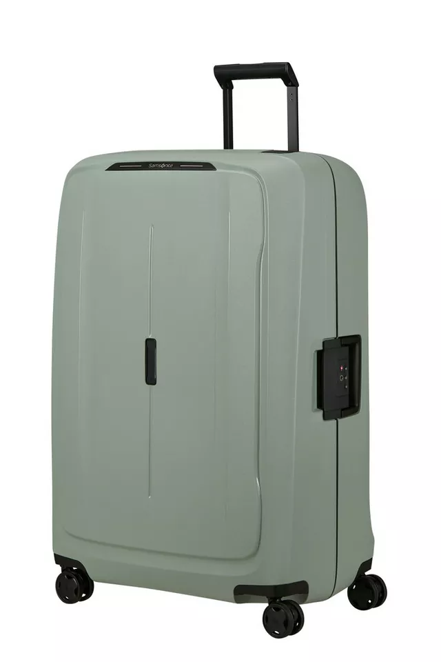 Samsonite Hartschalen-Trolley ESSENS, verschiedene Größen und Farben, 4 Rollen, mit robustem Polypropylen-Gehäuse, mit mehreren Fächern