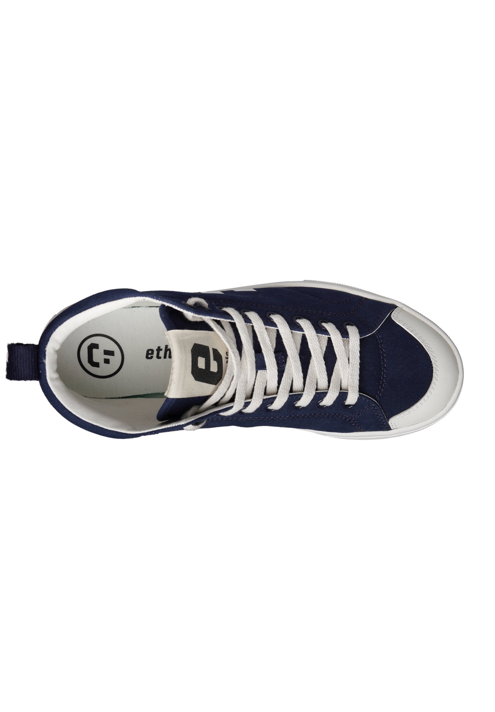 ETHLETIC Active Hi Cut Sneaker - Just Produkt Fairtrade Blue White Ocean