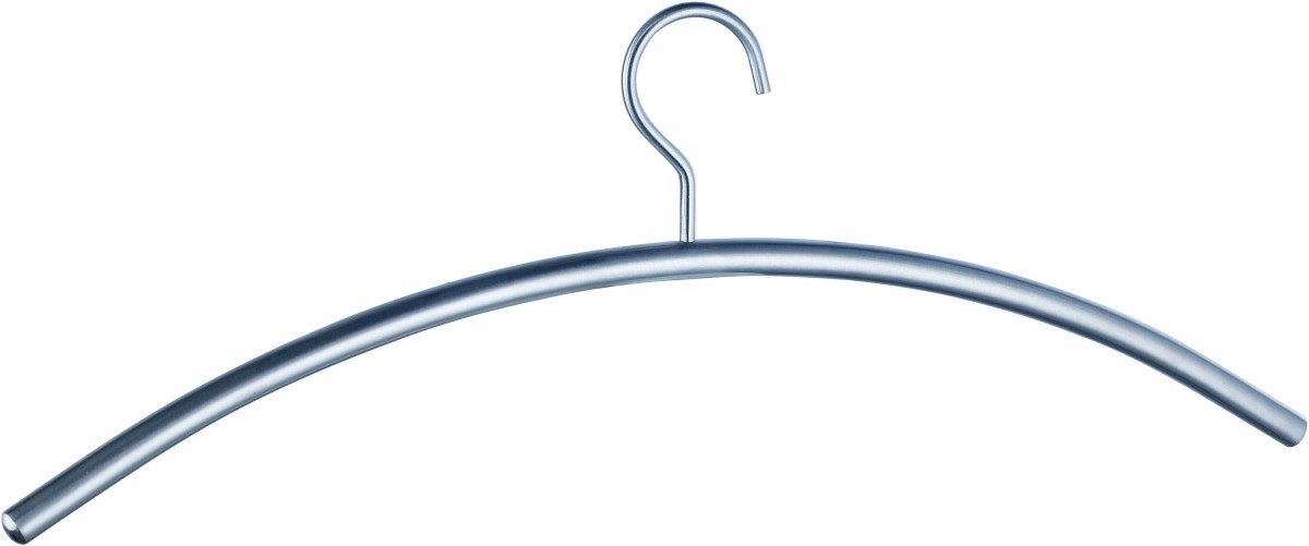 Garderobenständer Kleiderbügel Metall 42,5cm silber