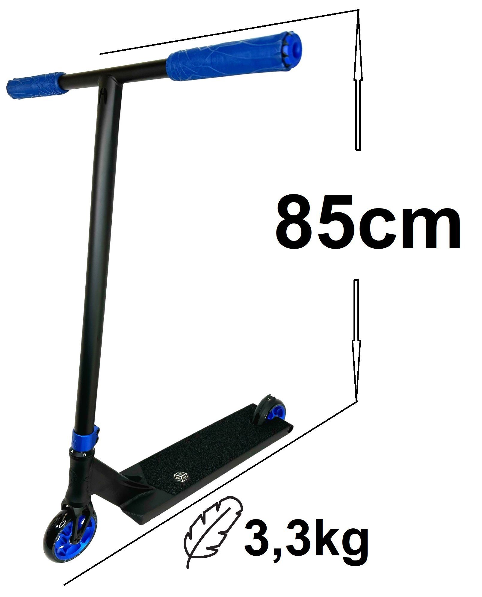 DTC DTC Ethic Blau M Ethic 3,35kg Pandora H=85cm Stuntscooter Stunt-Scooter