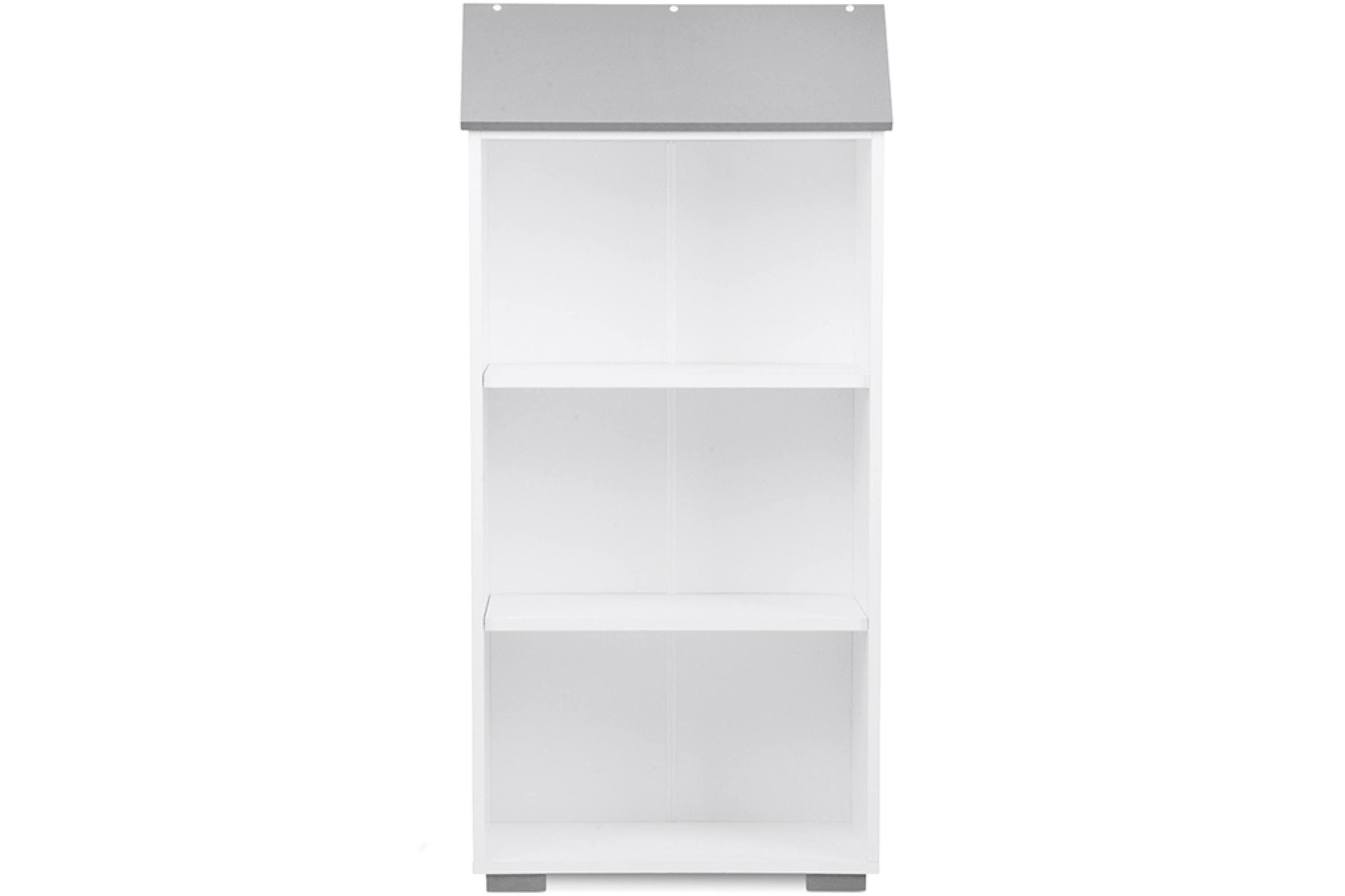 KONSIMO® Standregal PABIS Kinderregal Bücherregal Hausform, in Pastellfarben, geräumiges Bücherregal für Kinderzimmer