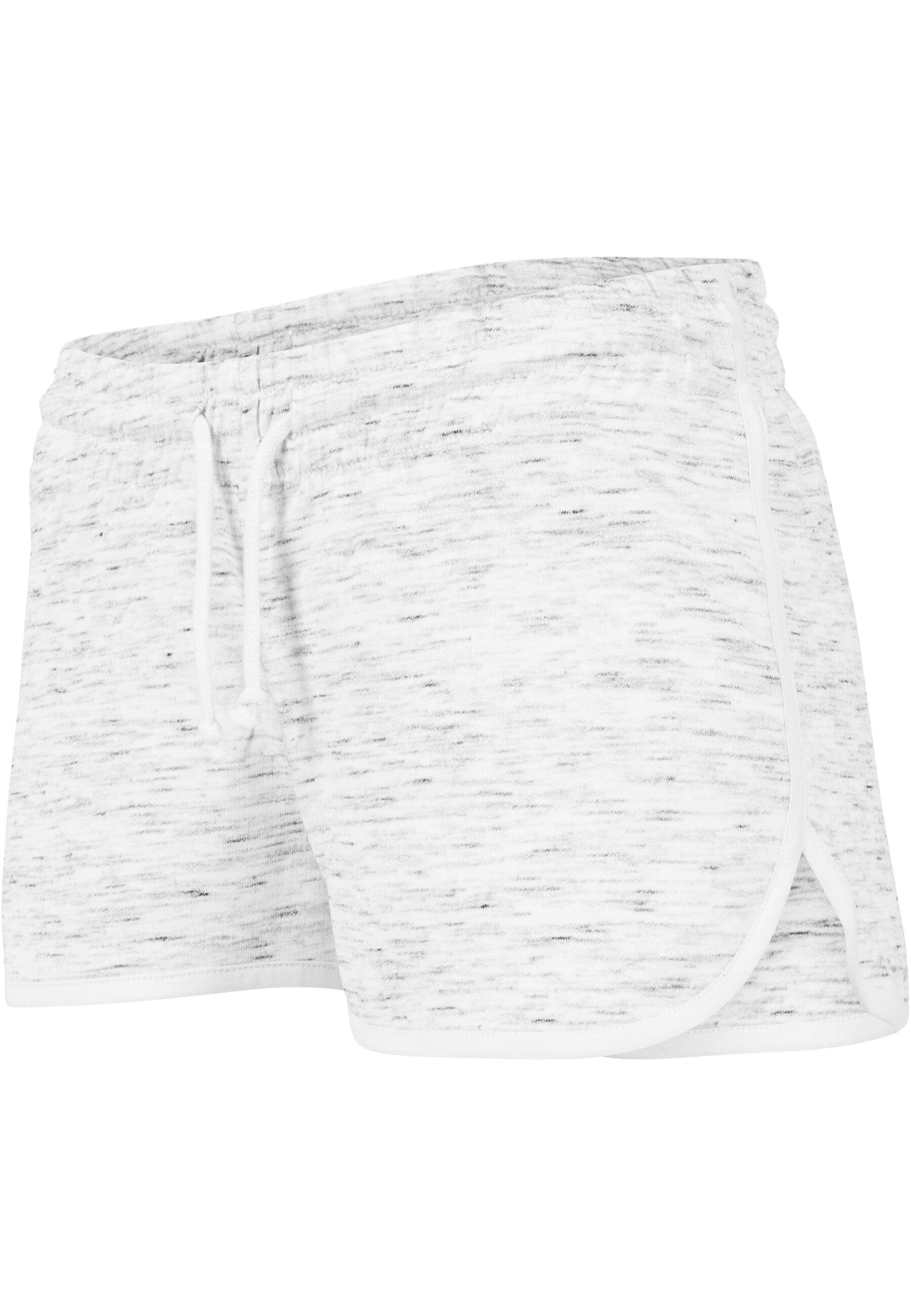 white/black/white Hotpants URBAN Damen Stoffhose Ladies Dye (1-tlg) CLASSICS Space