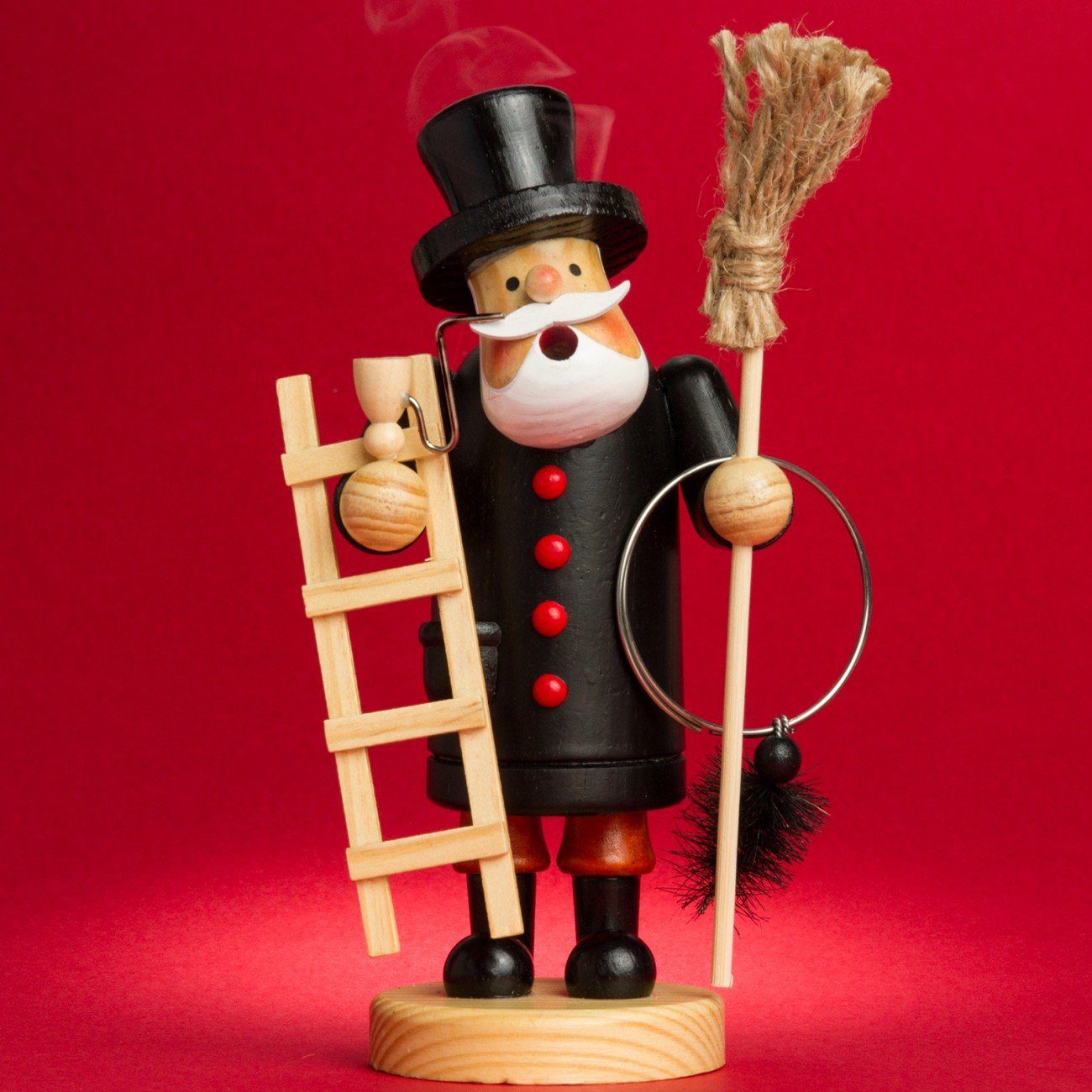 SIKORA Weihnachtsfigur RM-A Räuchermännchen aus Holz günstig online kaufen