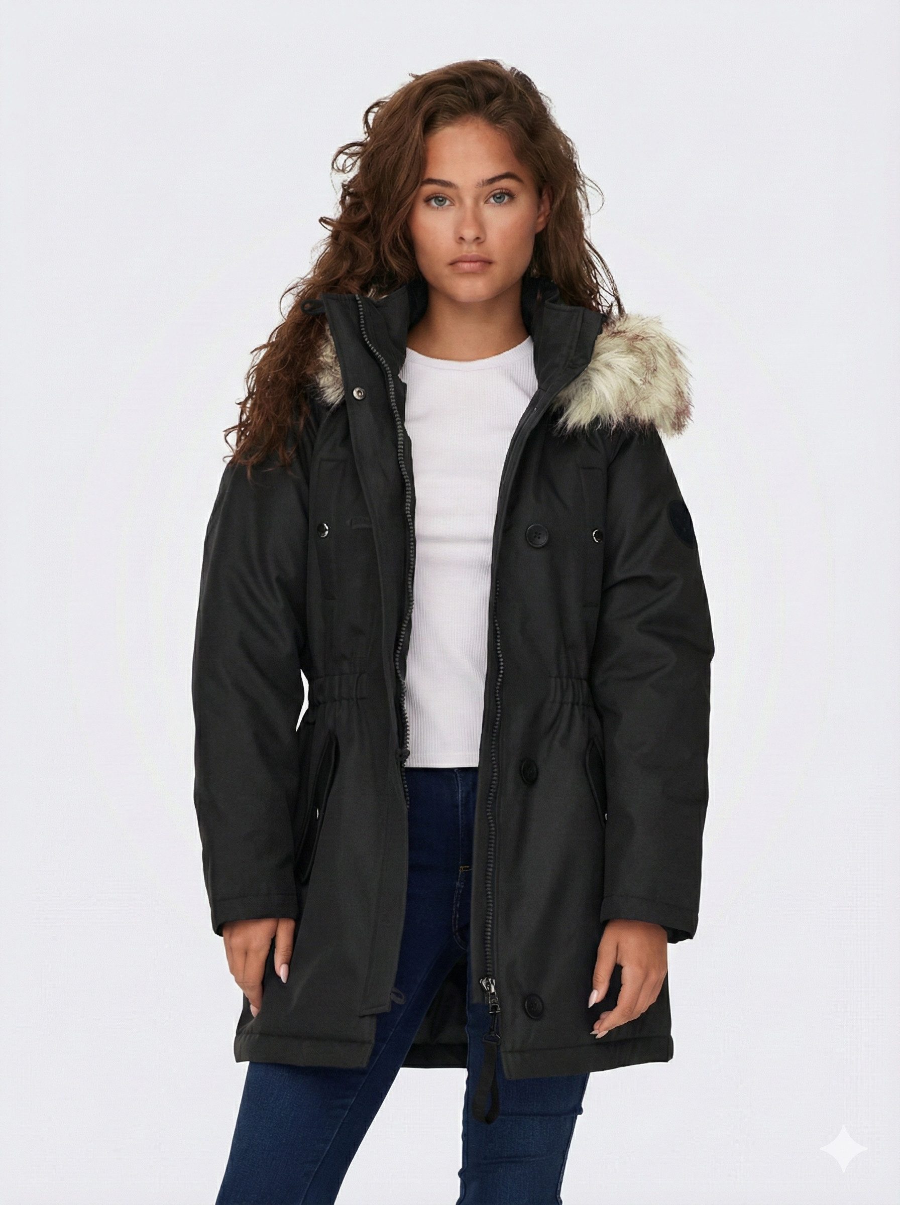 ONLY Parka Female Langer Parka ONLFRIS