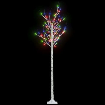 vidaXL Künstlicher Weihnachtsbaum Weihnachtsbaum 180 LEDs 1,8m Mehrfarbig Weide Indoor Outdoor