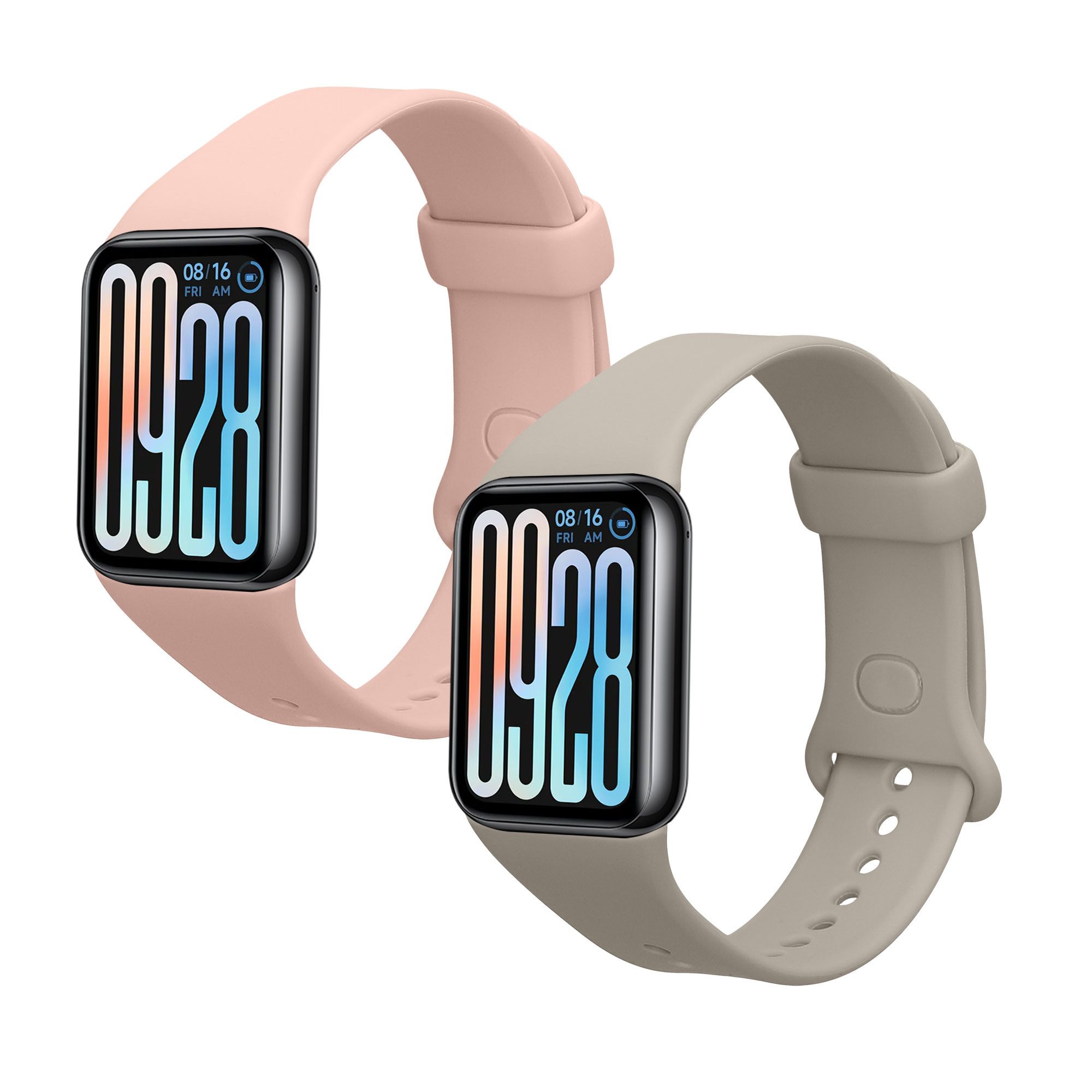 kwmobile Smartwatch-Armband 2x Uhrenarmband für Xiaomi Smart Band 8 Pro / S günstig online kaufen
