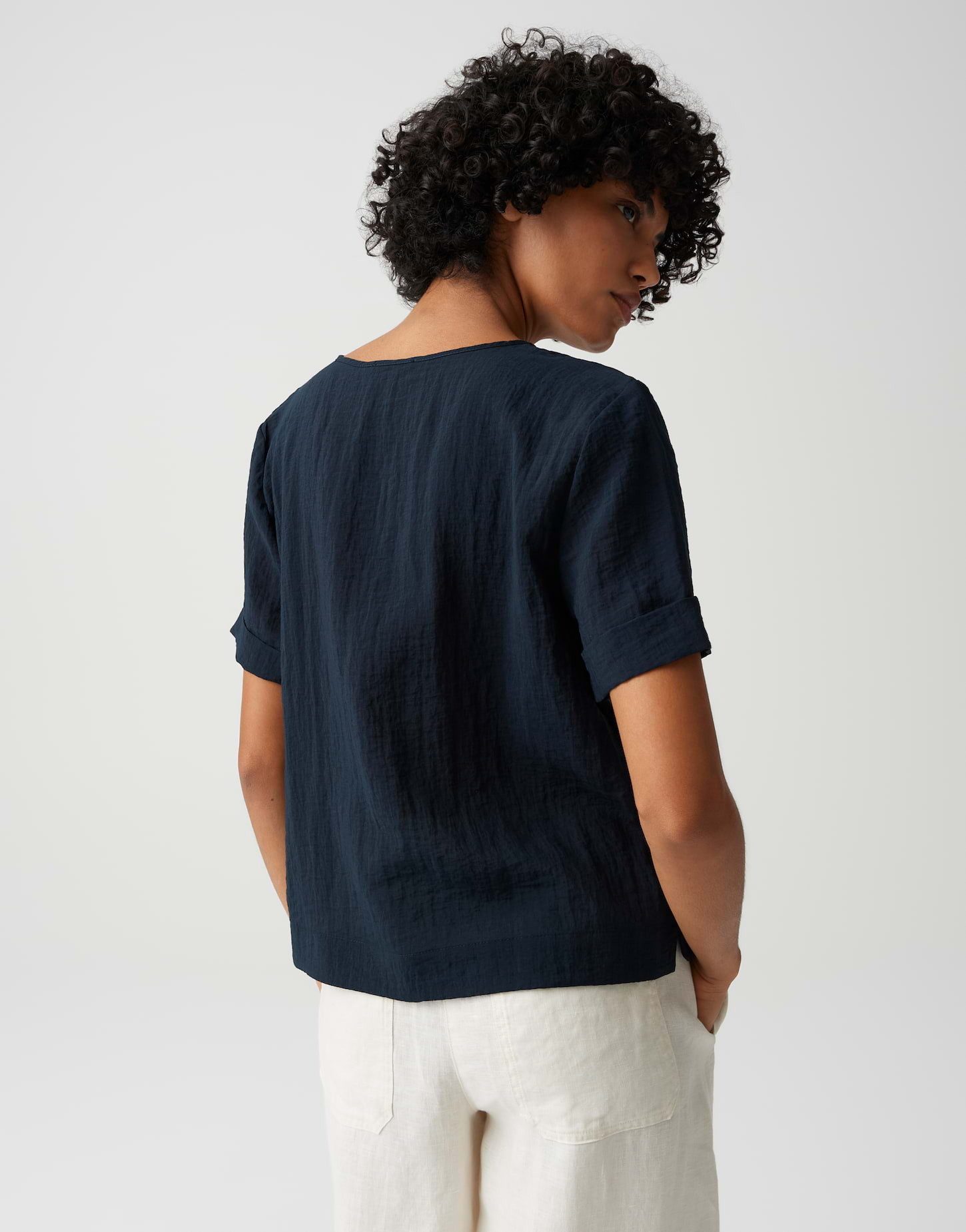 OPUS Shirtbluse FILKA im Boxy Fit