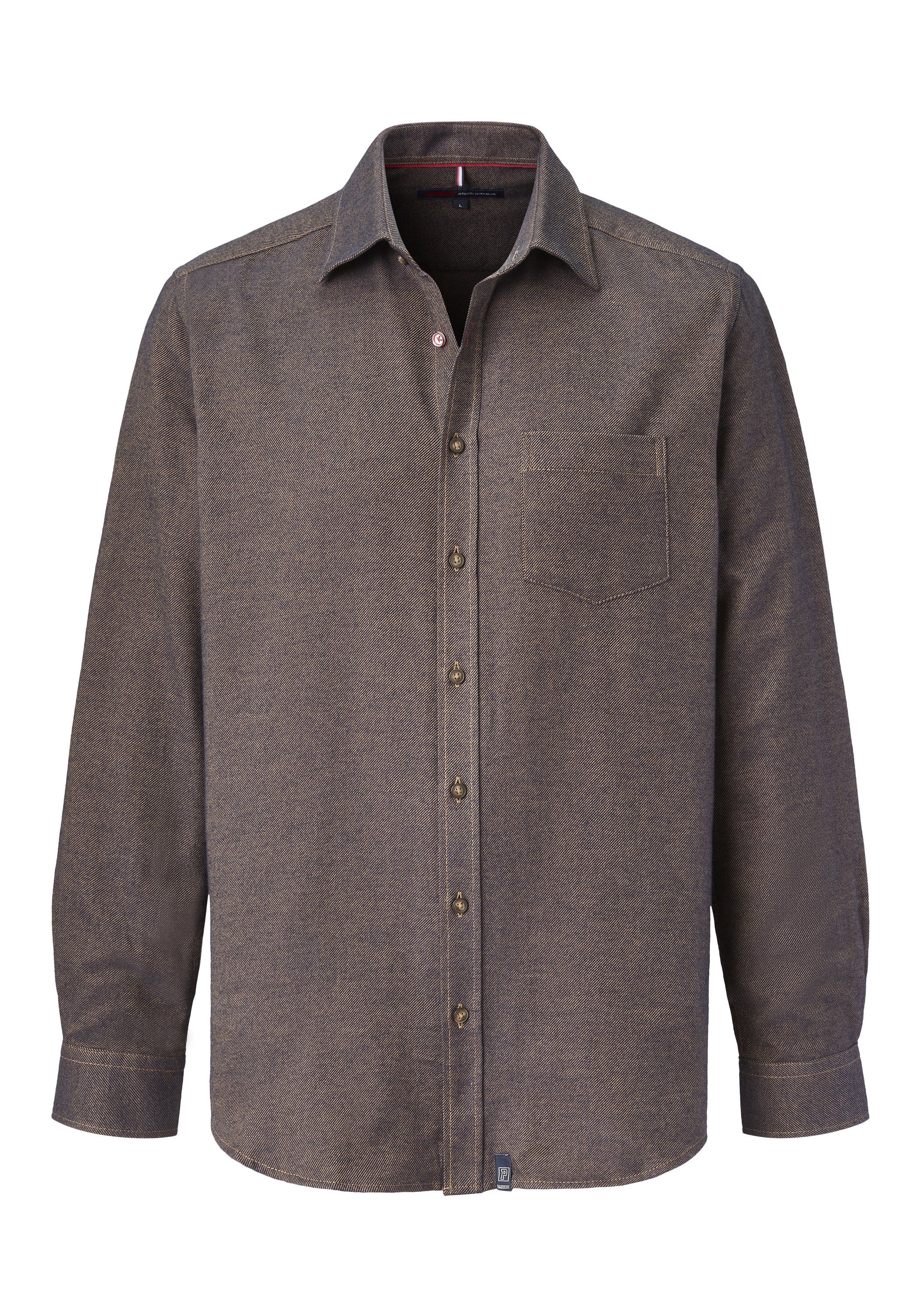 Paddock's Langarmhemd Long sleeve Langarmhemd aus günstig online kaufen