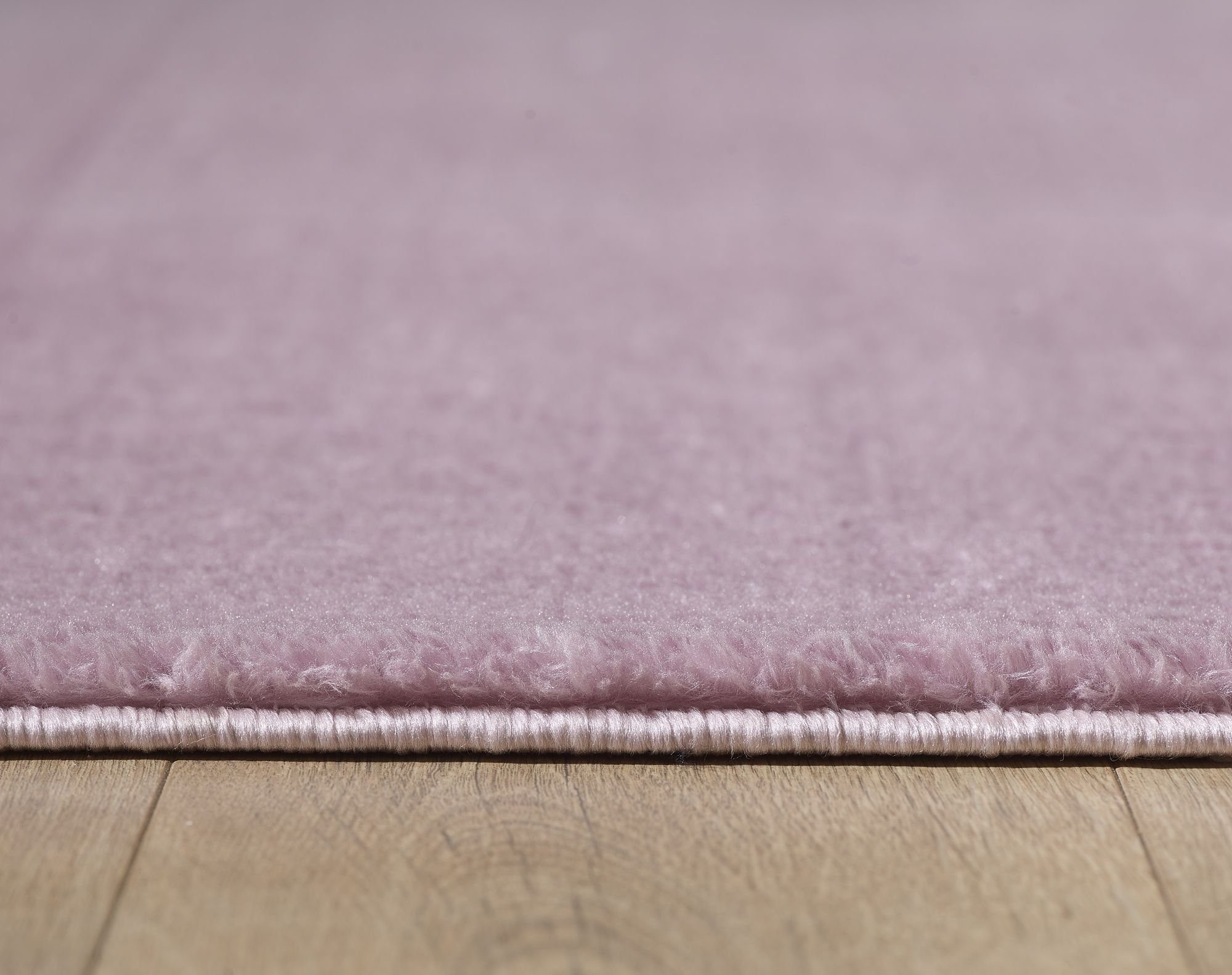 Teppich Rund Rund, - Carpetsale24, Unicolor Lila Einfarbig Plüsch Wohnzimmer Einfarbig, Farben Größen 25 Höhe: mm, Versch. Fellteppich Shaggy