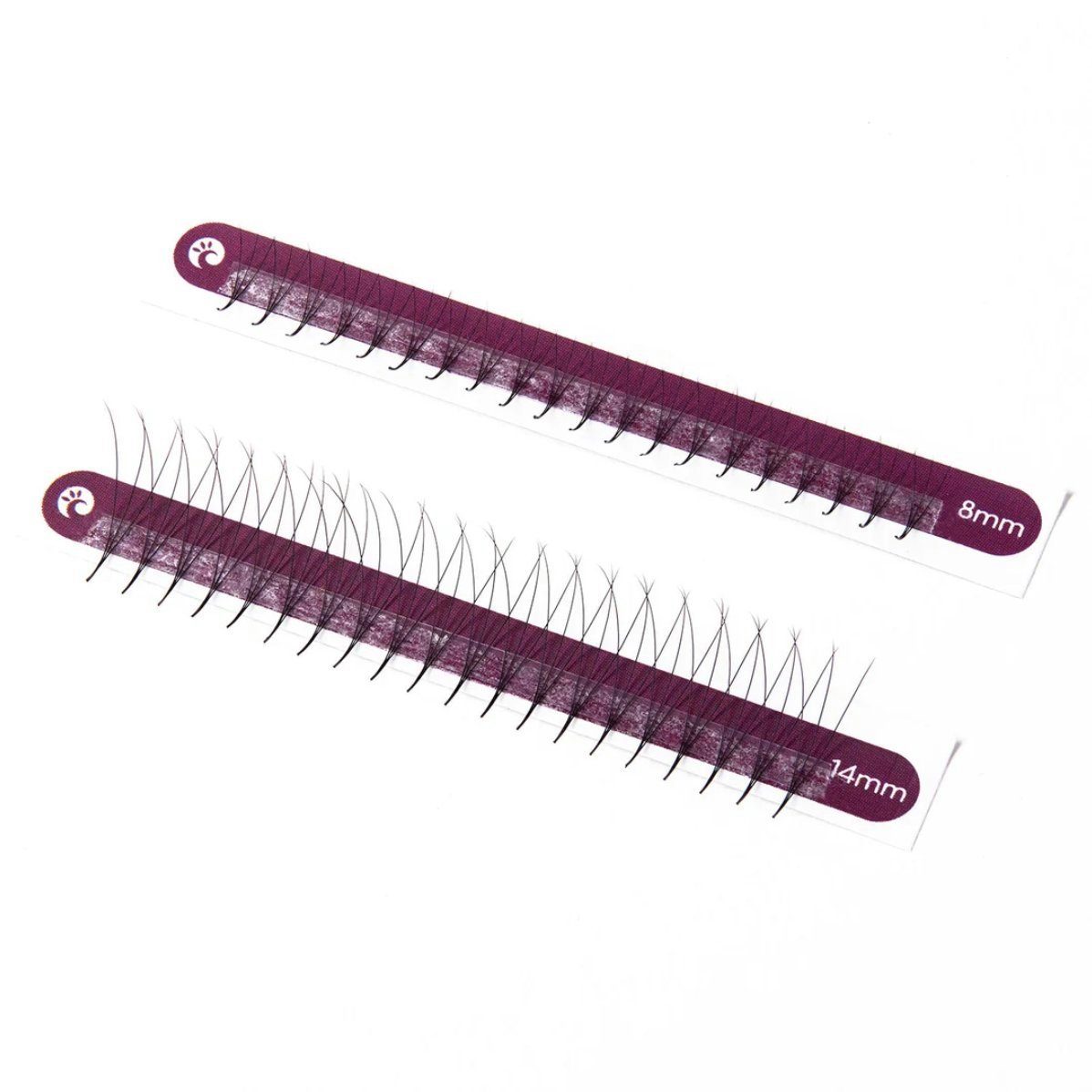 Wimpanista Einzelwimpern 3D Pointy Base Wimpernfächer C Curl 0.07 mm Mix 8-14 mm, 1 tlg.