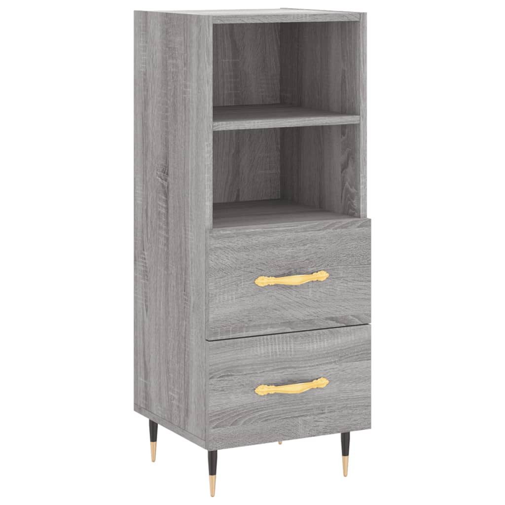 vidaXL Sideboard Sideboard Grau Sonoma 34,5x34x90 günstig online kaufen