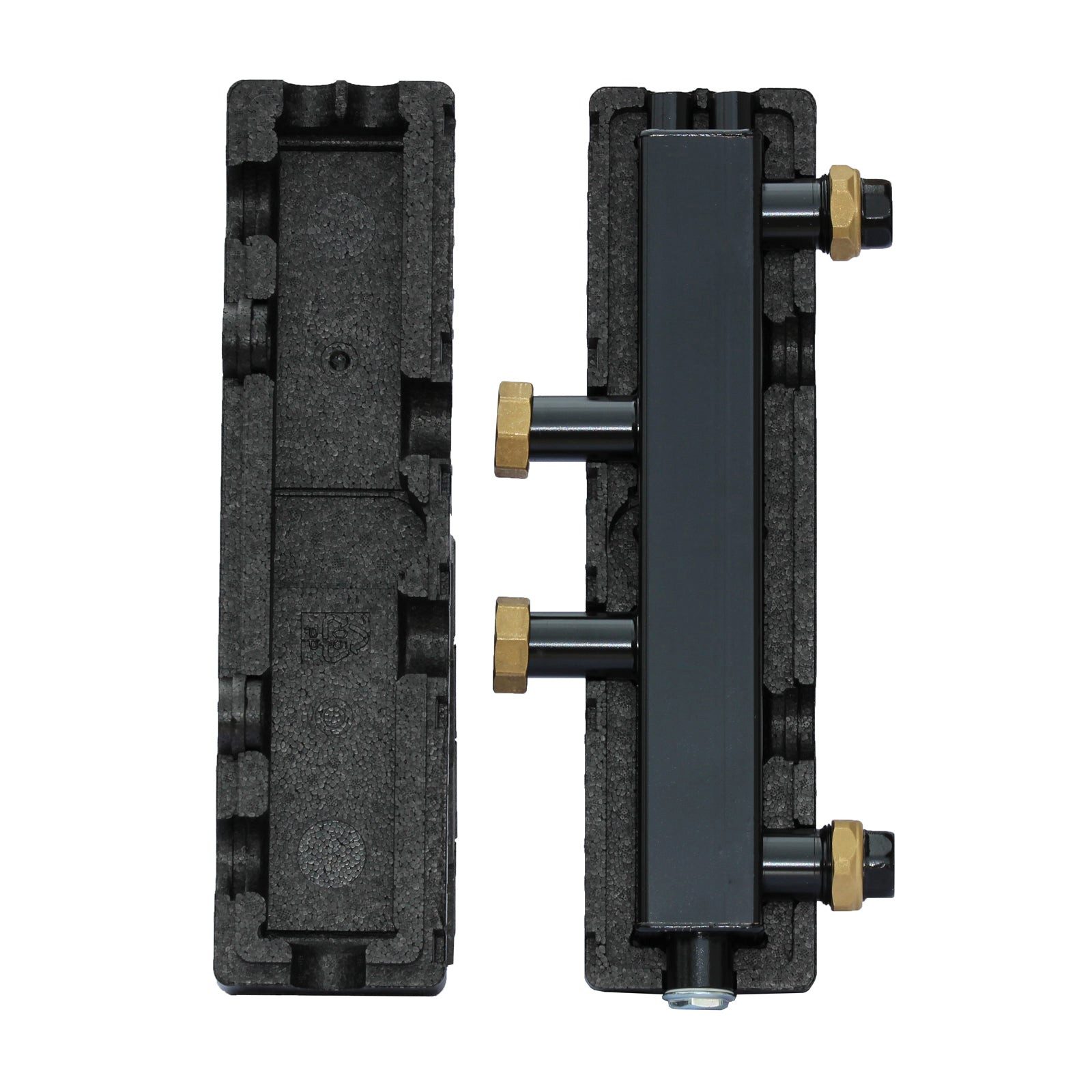 ganz24 Heizkreisverteiler Hydraulische Weiche 4m³/h CP 70, Thermische Isolierung aus schwarzem EPP