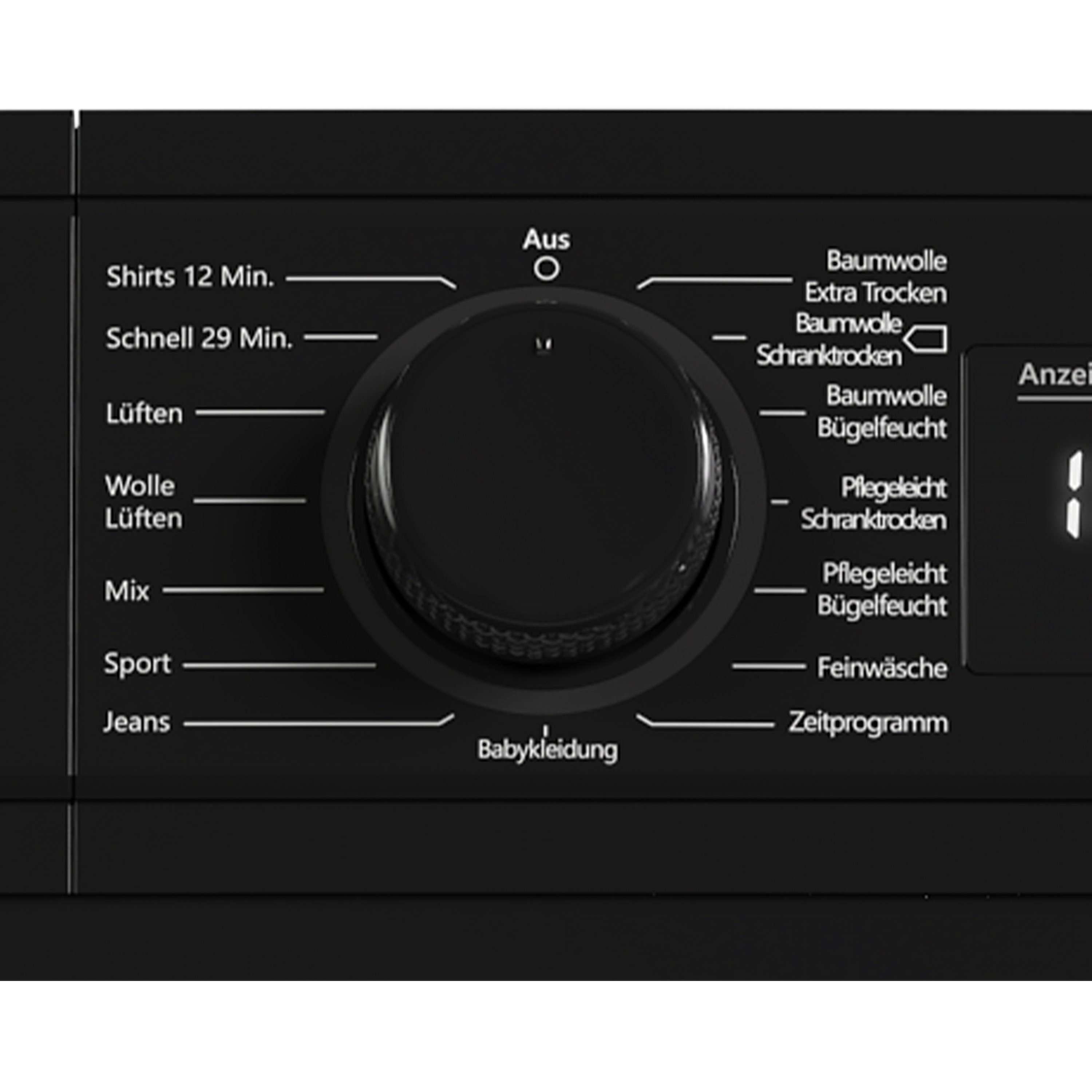 Telefunken Kondenstrockner T-11-400-B, 7 kg, & 15 Programmen, 7kg Startzeitvorwahl Schwarz Trockner Knitterschutz, mit