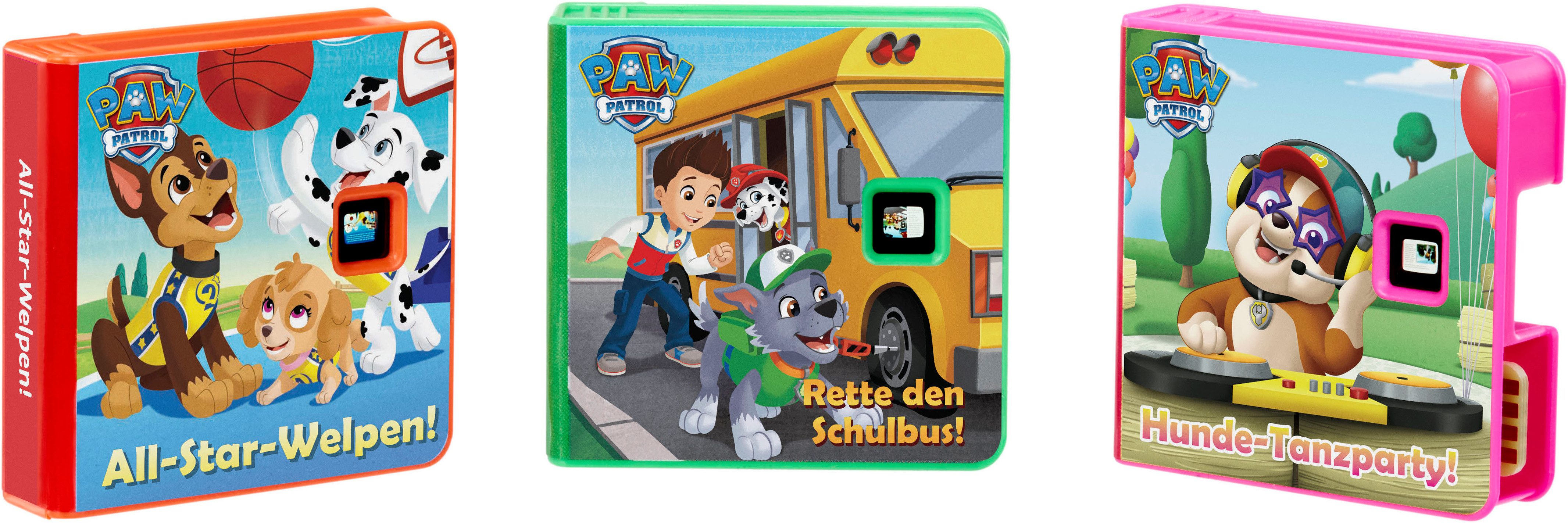 Little Tikes® Hörspielkassette Story Dream Machine, Paw Patrol, Helden Kollektion, (Set, 4-St), passend für Story Dream Machine