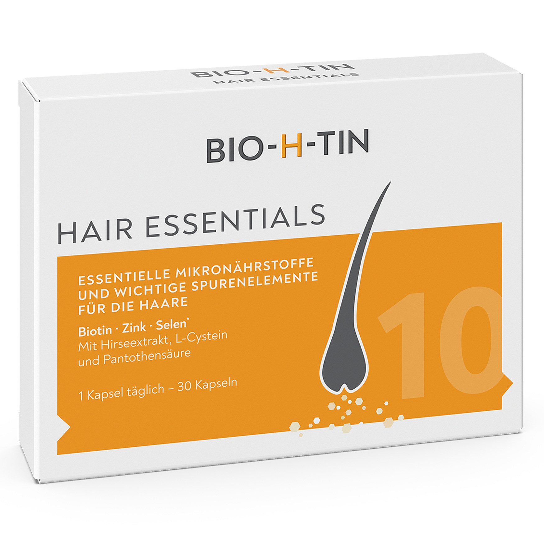 BIO-H-TIN® BIO-H-TIN Hair Essentials Mikronährstoff-Kapseln, 30 Stück Kapsel, 8.8 g 0.0 ml