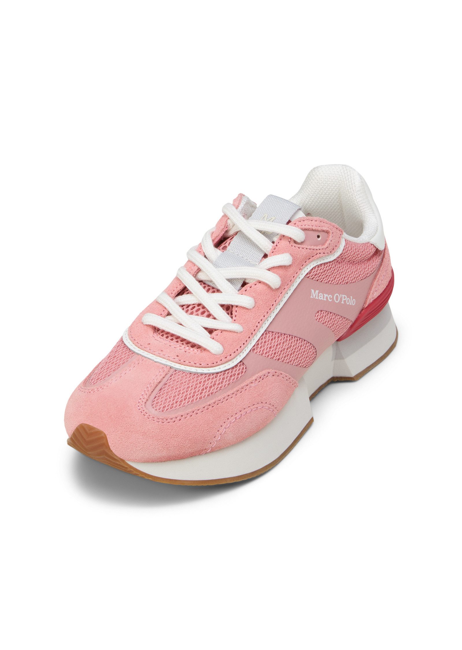 Marc O'Polo aus Veloursleder und Mesh Sneaker
